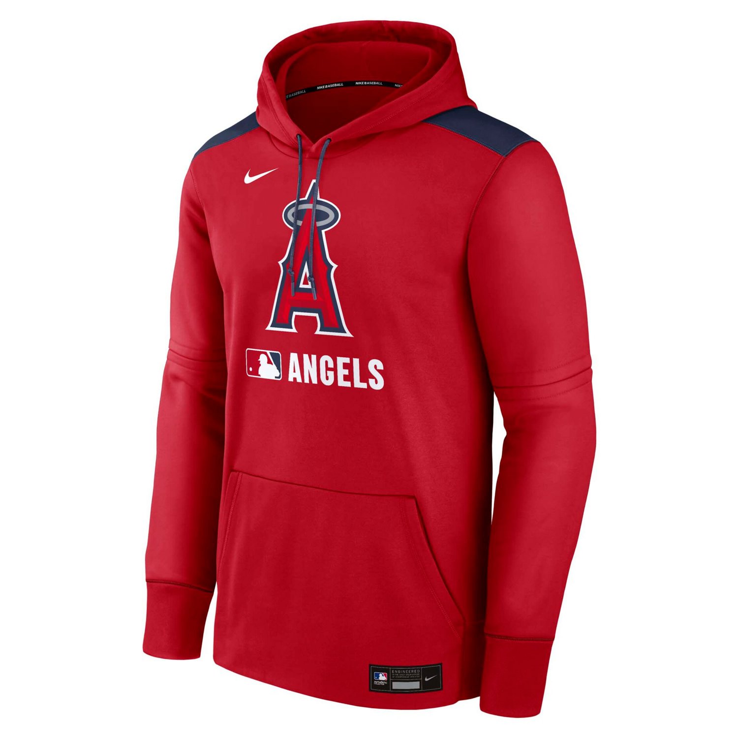 Nike Los Angeles Angels Authentic Collection Performance Pullover Hoodie                                                         - view number 2