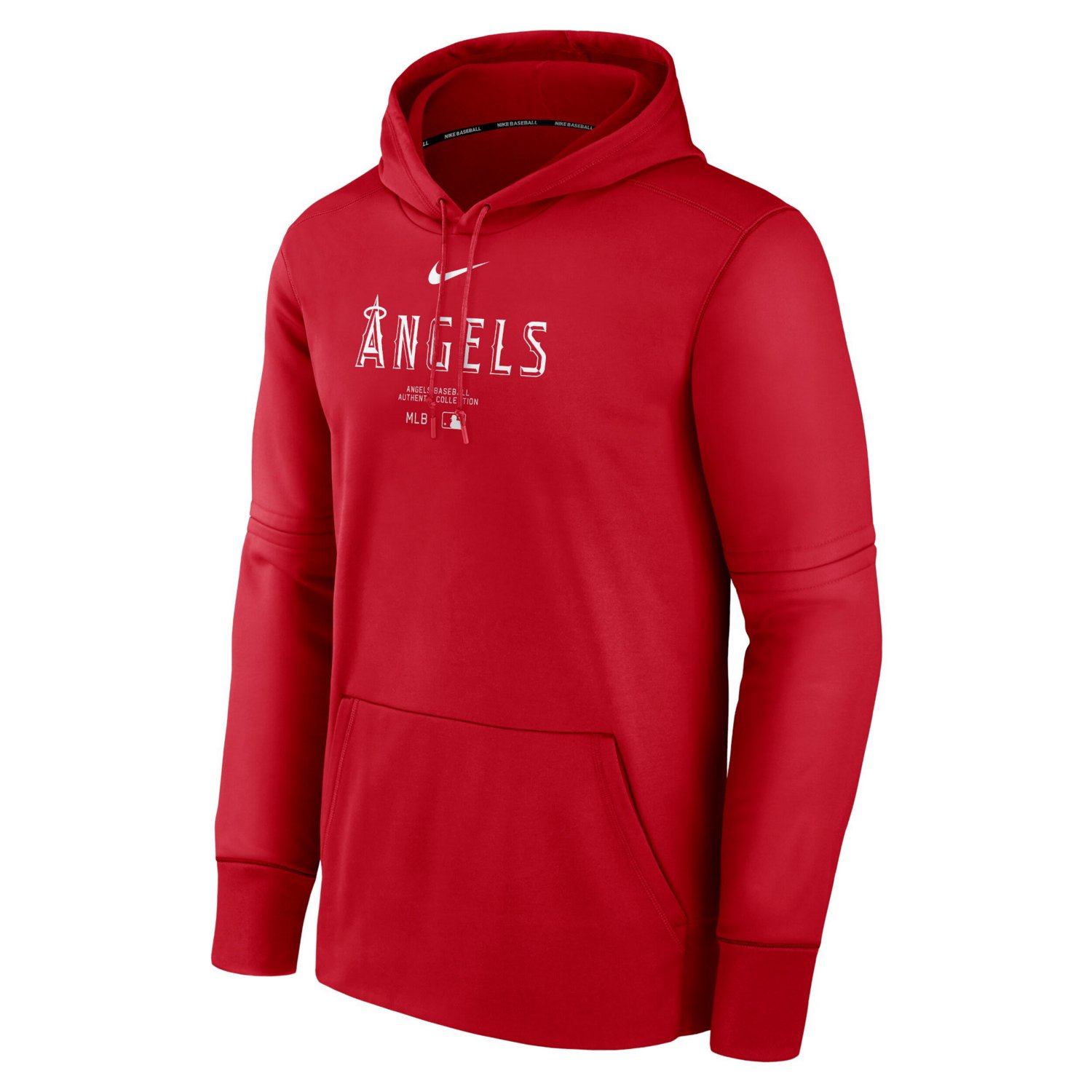 Nike Los Angeles Angels Authentic Collection Practice Performance Pullover Hoodie