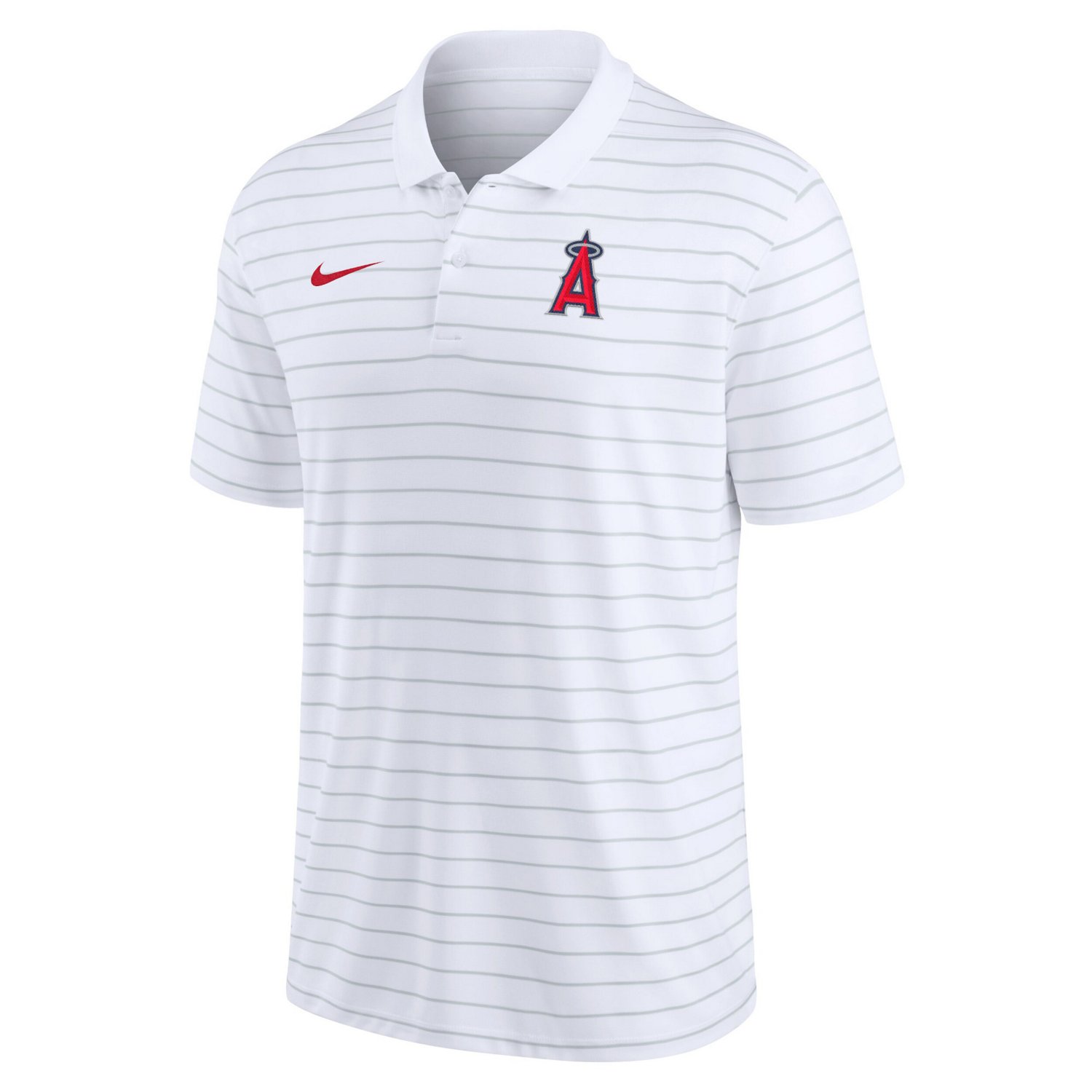 Nike Los Angeles Angels Authentic Collection Victory Striped Performance Polo - view number 2