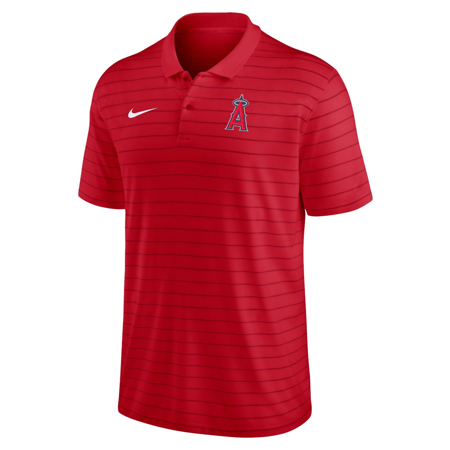 Nike Los Angeles Angels Authentic Collection Victory Striped Performance Polo                                                    - view number 2