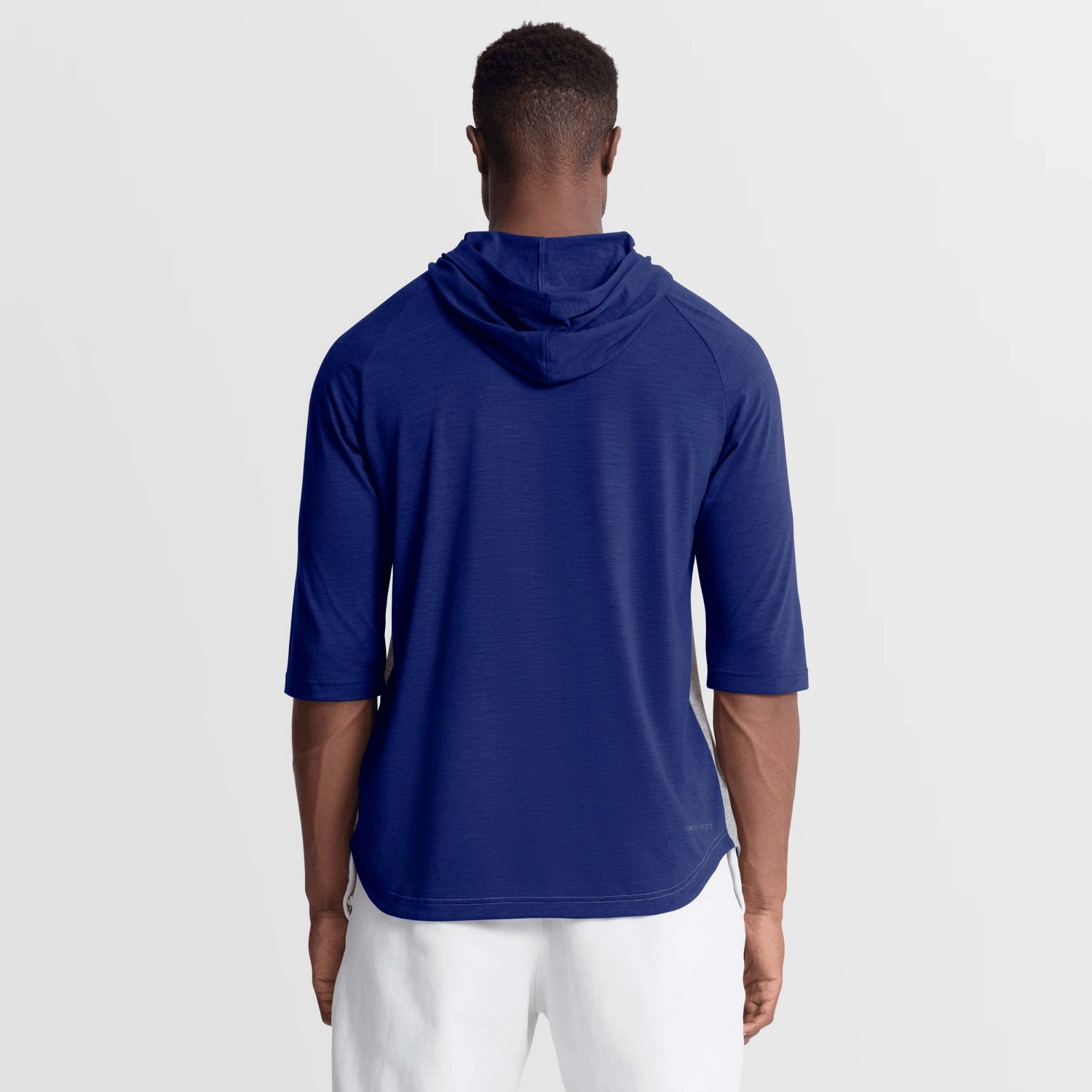 Nike Los Angeles Dodgers Authentic Collection Flux Dri-FIT Raglan 3 4-Sleeve Hooded T-Shirt - view number 2