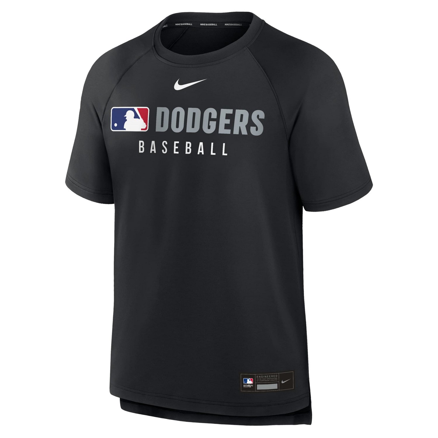 Nike Los Angeles Dodgers Authentic Collection Pregame Raglan Performance T-Shirt