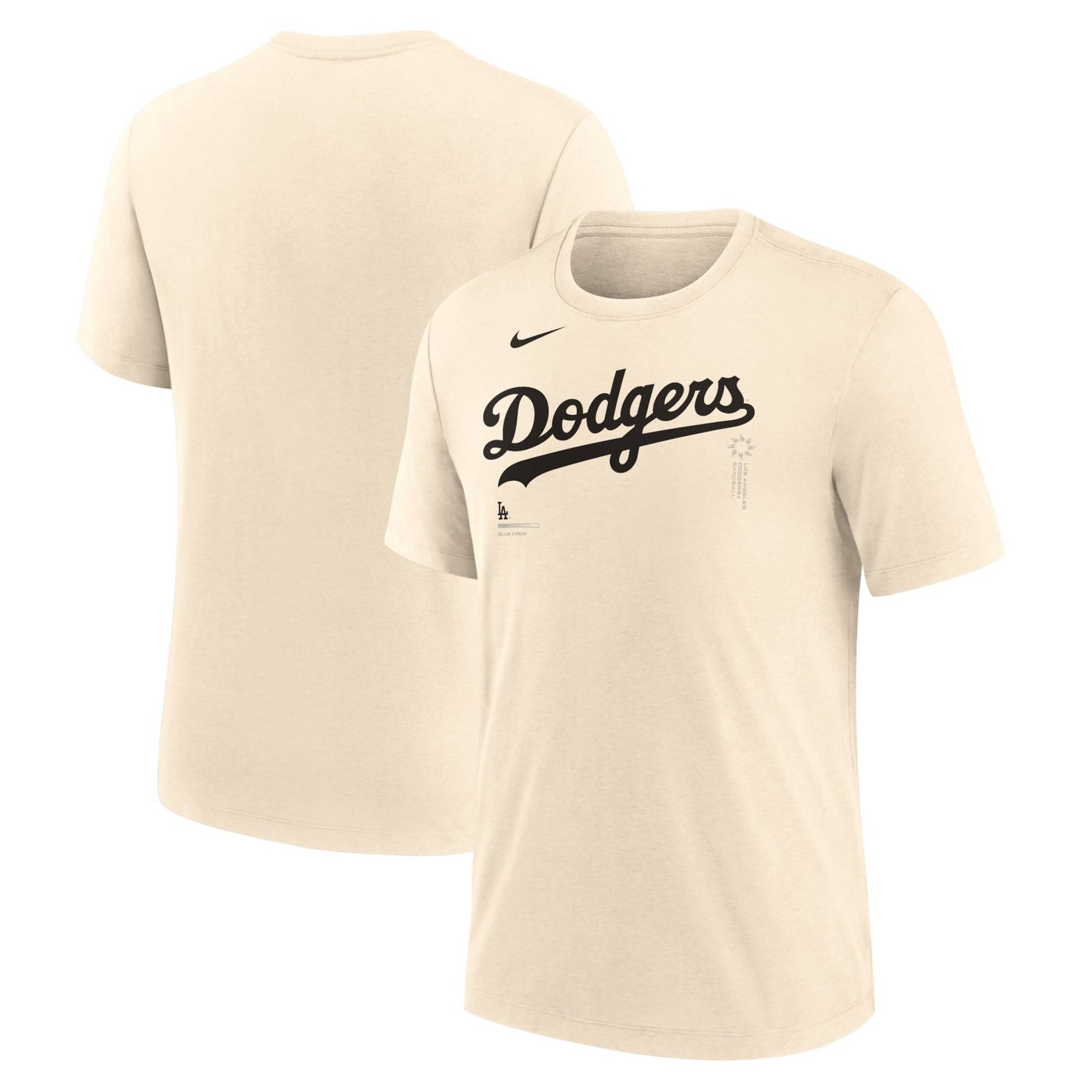 Nike Los Angeles Dodgers Wordmark Tri-Blend T-Shirt