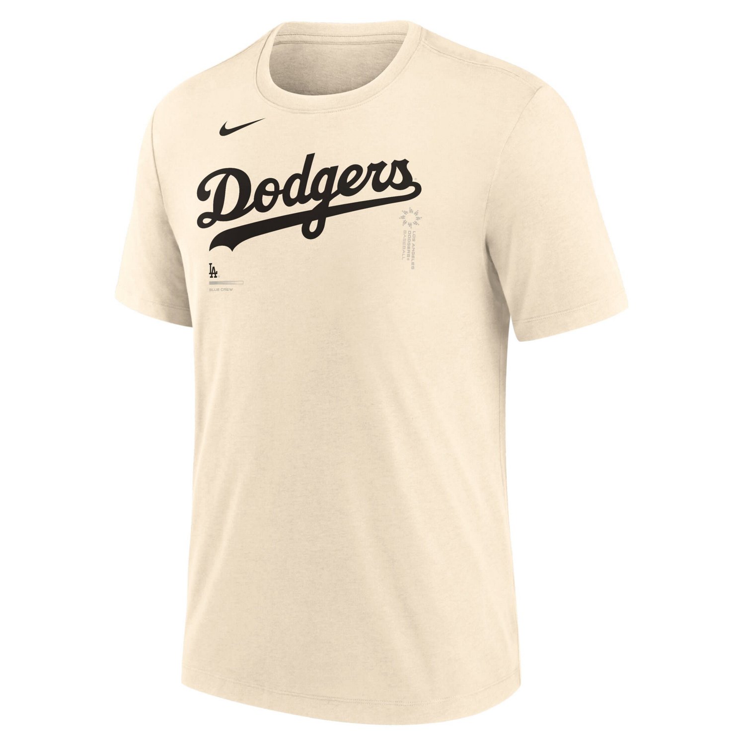 Nike Los Angeles Dodgers Wordmark Tri-Blend T-Shirt - view number 2