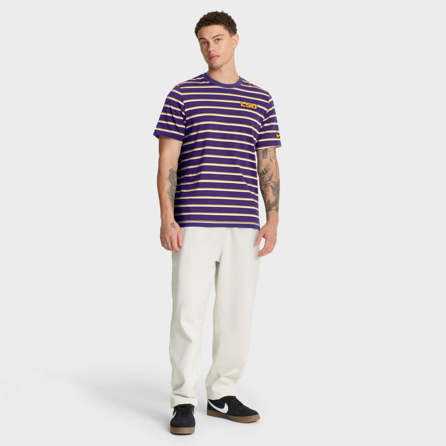 Nike LSU Tigers Athletic Prep Legacy Summit Stripe T-Shirt - view number 3