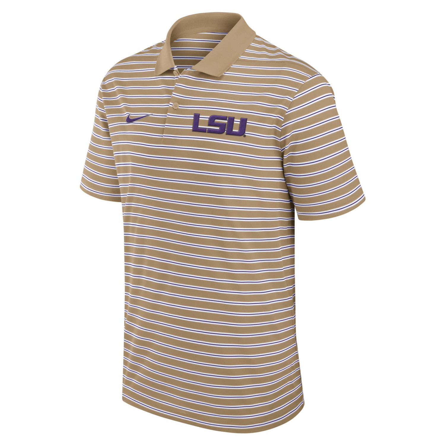 Nike LSU Tigers Athletic Prep Striped Performance Polo - view number 2