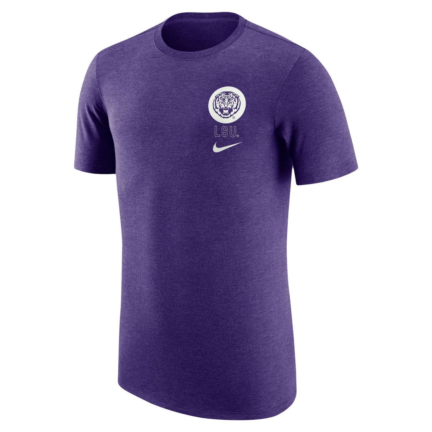 Nike LSU Tigers Retro Tri-Blend T-Shirt - view number 2