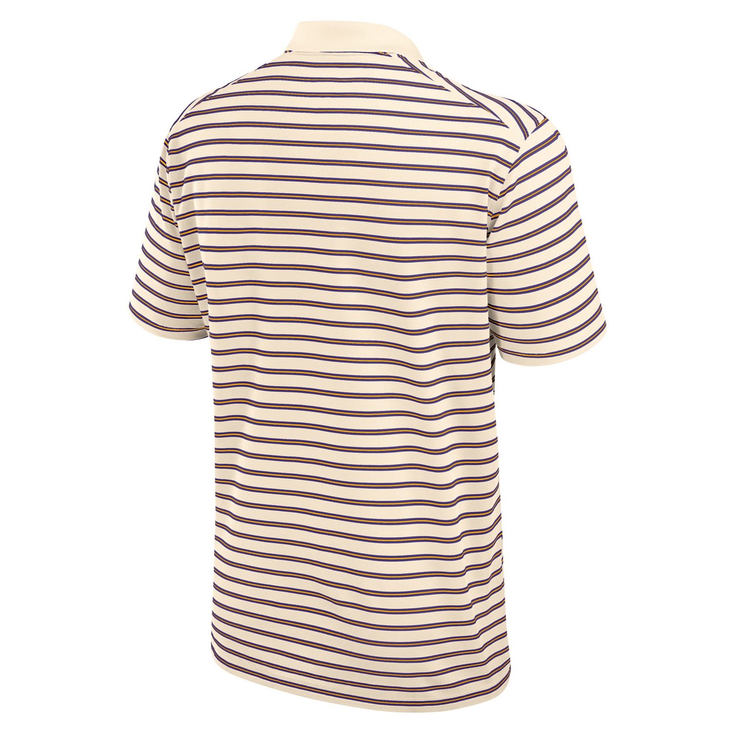 Nike LSU Tigers Solid Foundation Striped Performance Polo - view number 3
