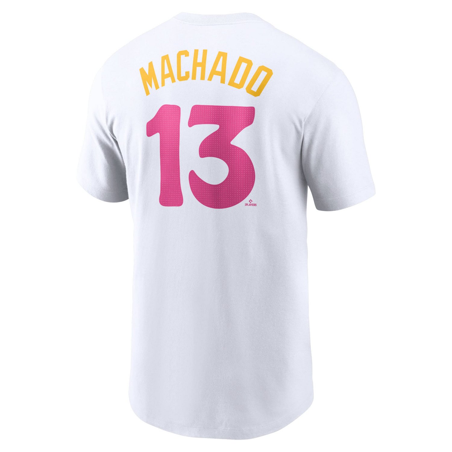 Nike Manny Machado San Diego Padres City Connect Fuse Name  Number T-Shirt                                                       - view number 3