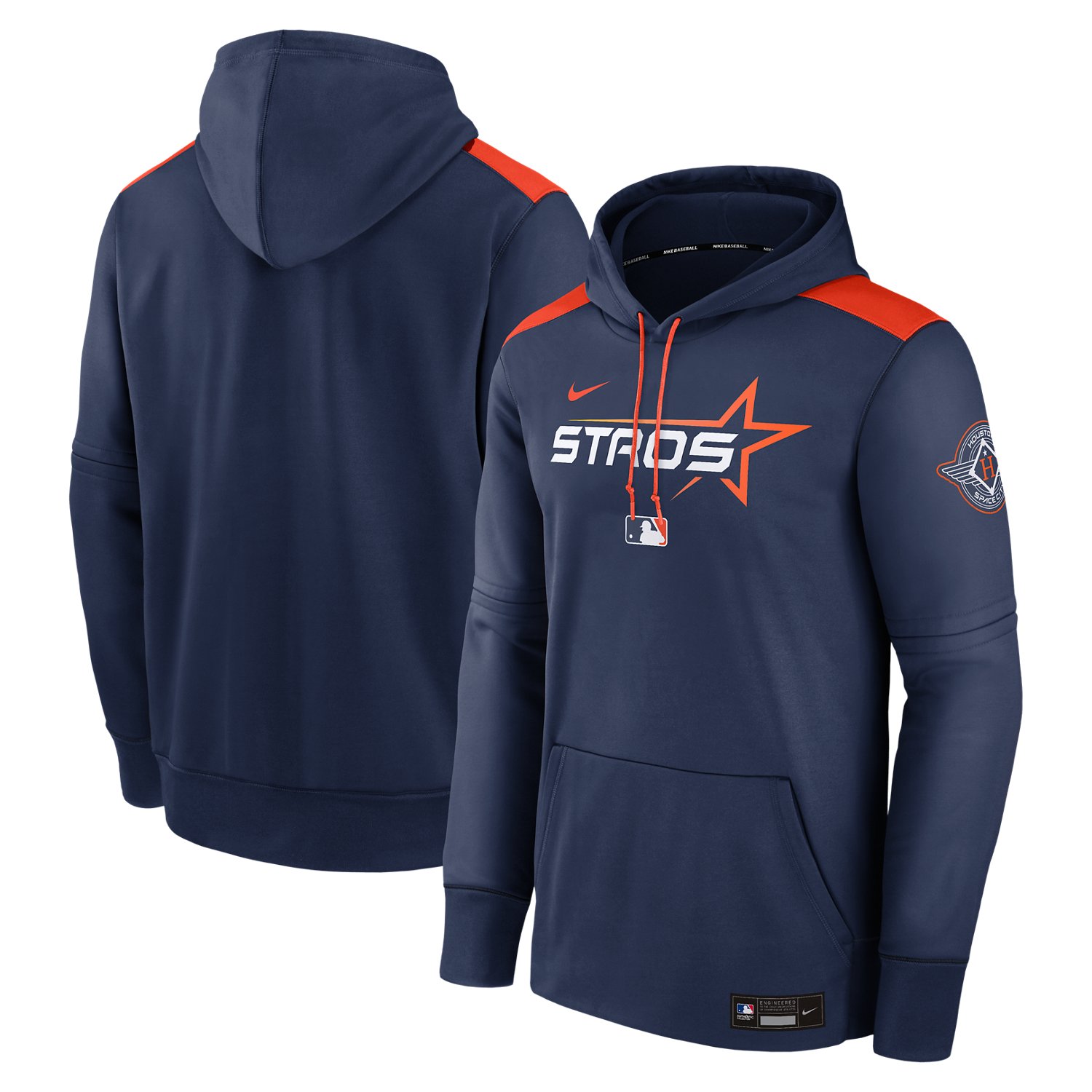 Nike Men's Houston Astros AC City Connect TF Hoodie Pullover - view number 3