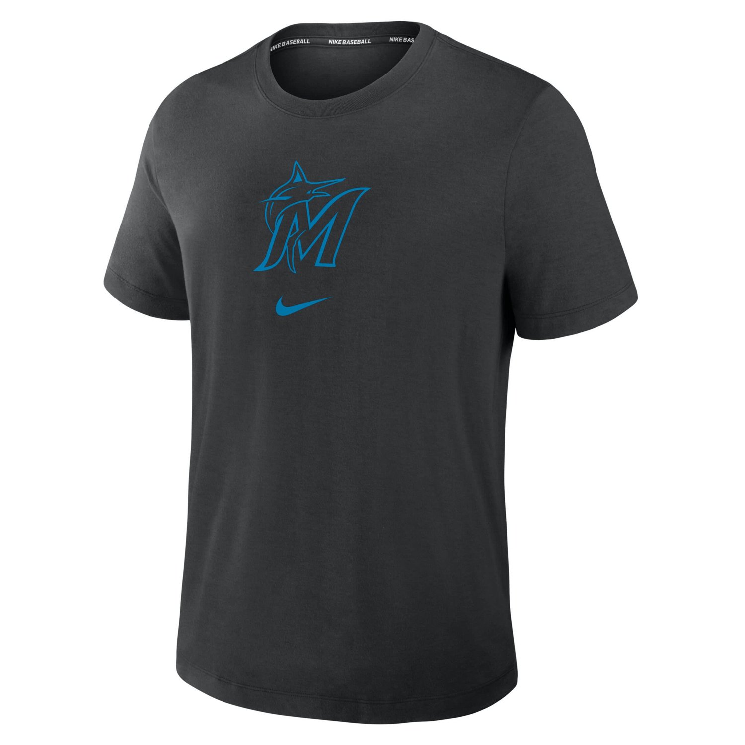 Nike Miami Marlins Authentic Collection Early Work Tri-Blend Performance T-Shirt - view number 2
