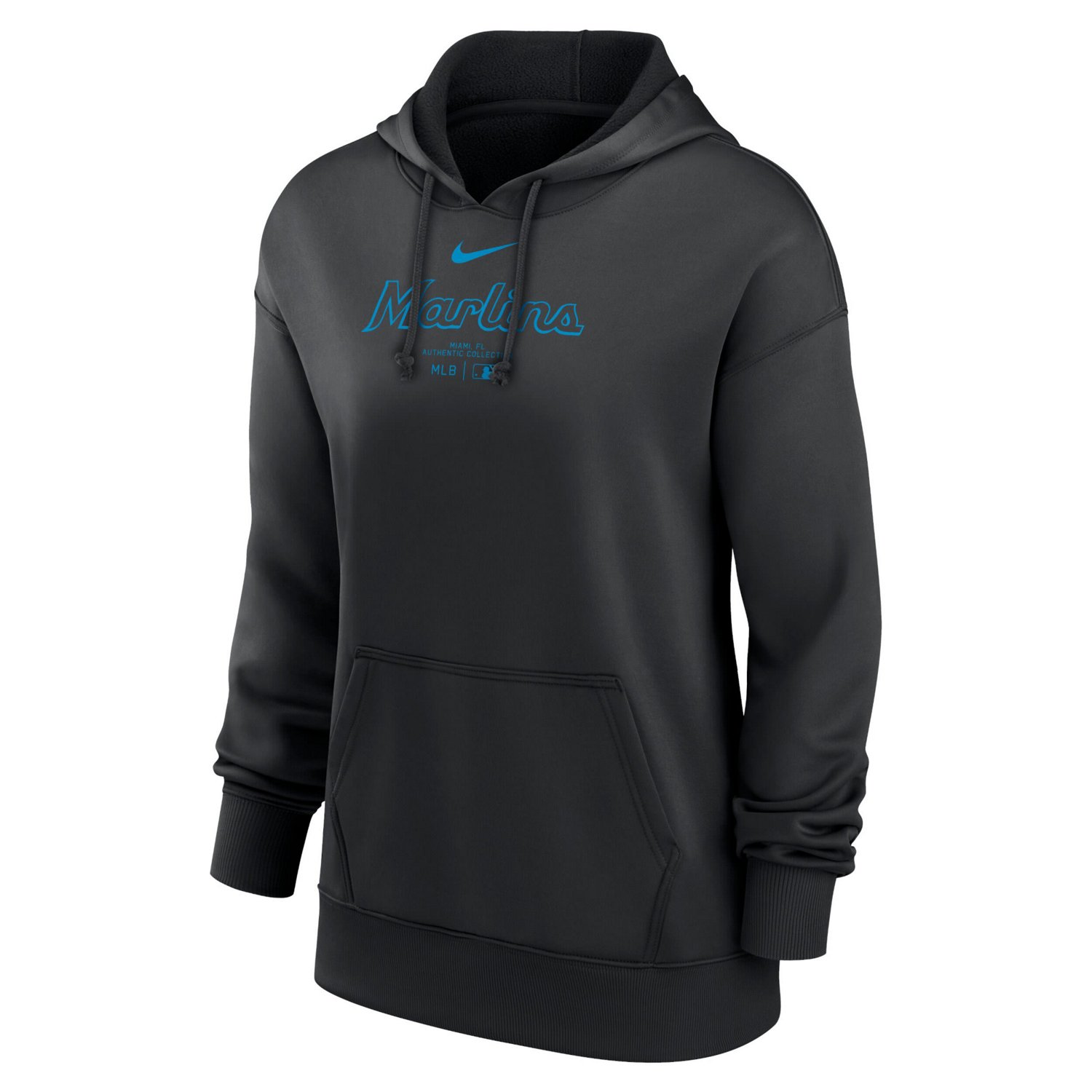 Nike Miami Marlins Authentic Collection Performance Pullover Hoodie - view number 2