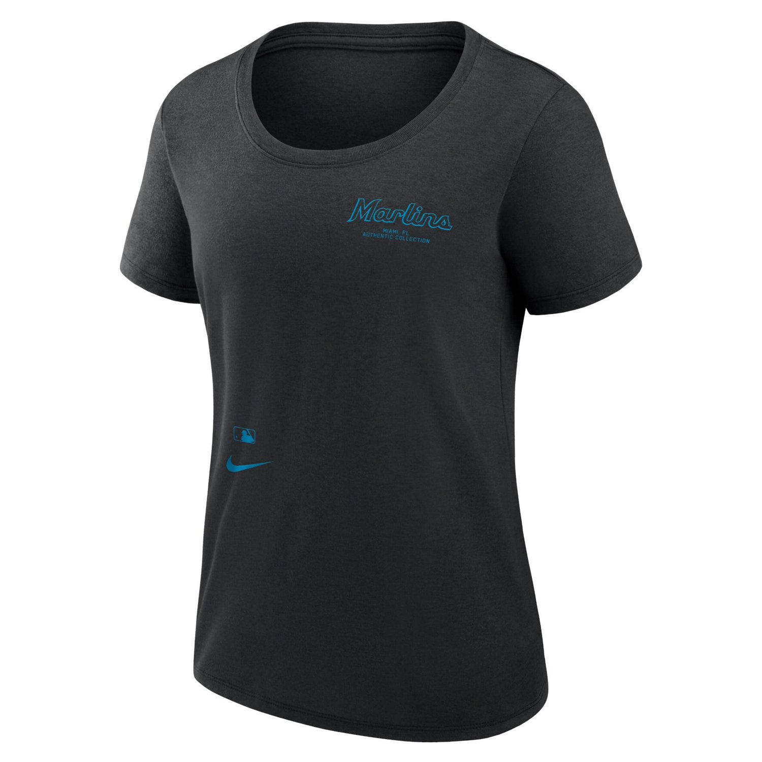 Nike Miami Marlins Authentic Collection Performance Scoop Neck T-Shirt                                                           - view number 2