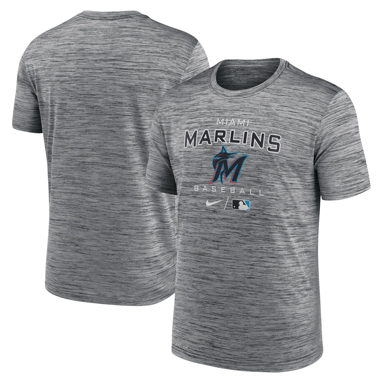 Nike Miami Marlins Authentic Collection Velocity Practice Performance T-Shirt                                                    - view number 1