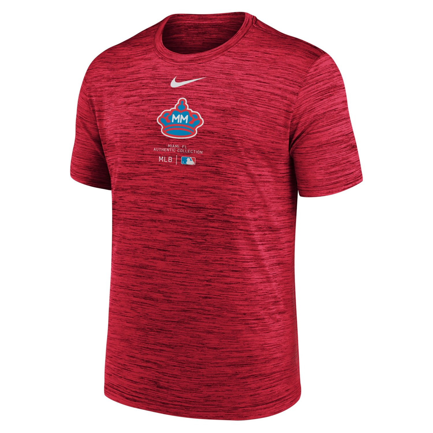 Nike Miami Marlins City Connect Authentic Collection Practice Velocity Performance T-Shirt                                       - view number 2