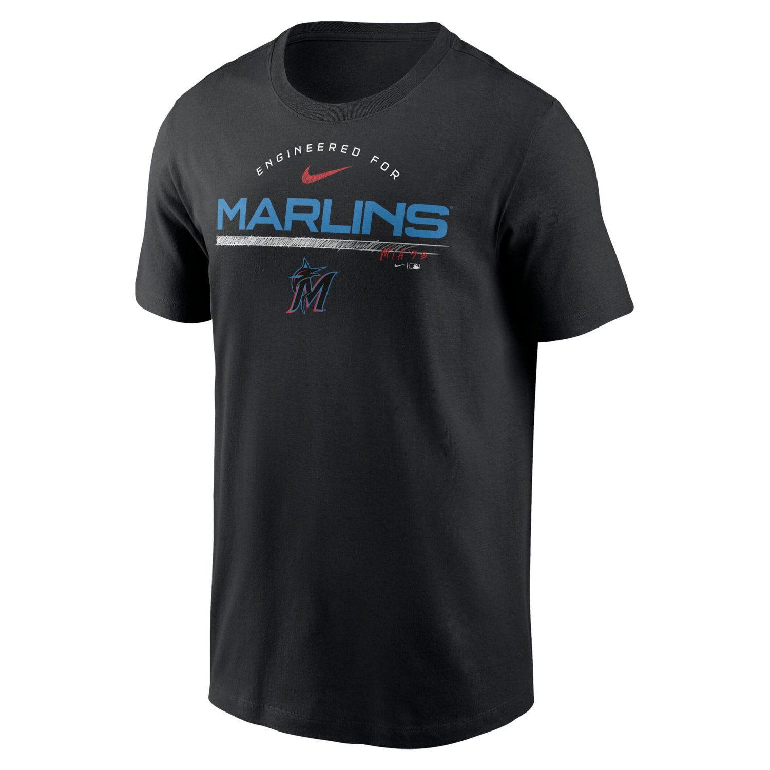 Nike Miami Marlins Team Engineered Performance T-Shirt - view number 2