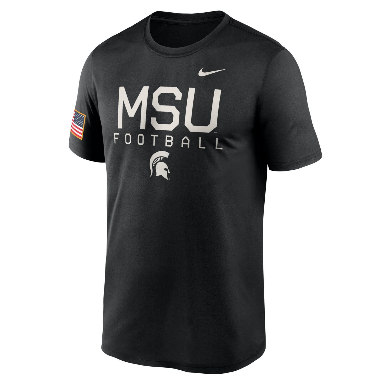 Nike Michigan State Spartans 2024 Military Appreciation Legend Performance T-Shirt - view number 2