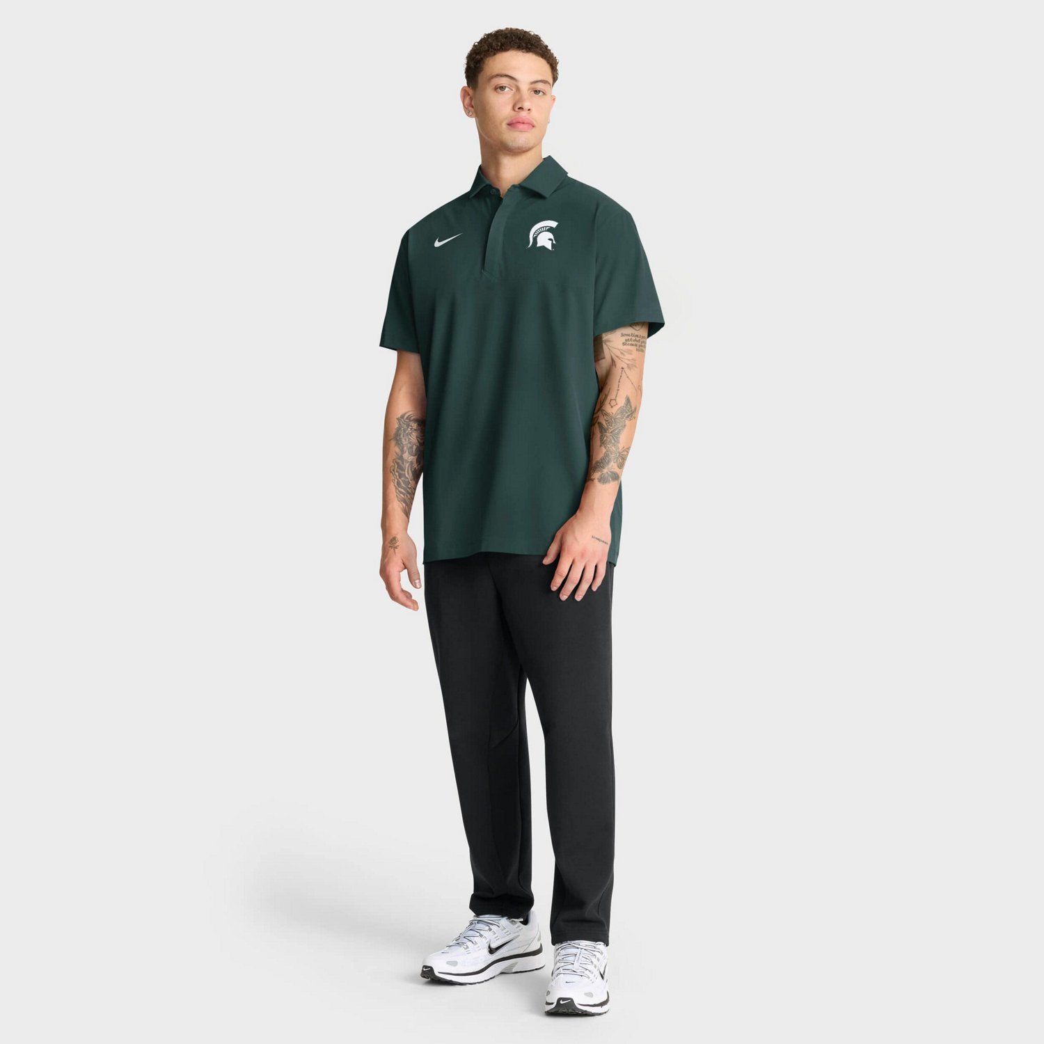 Nike Michigan State Spartans 2025 Coaches Sideline Polo - view number 3
