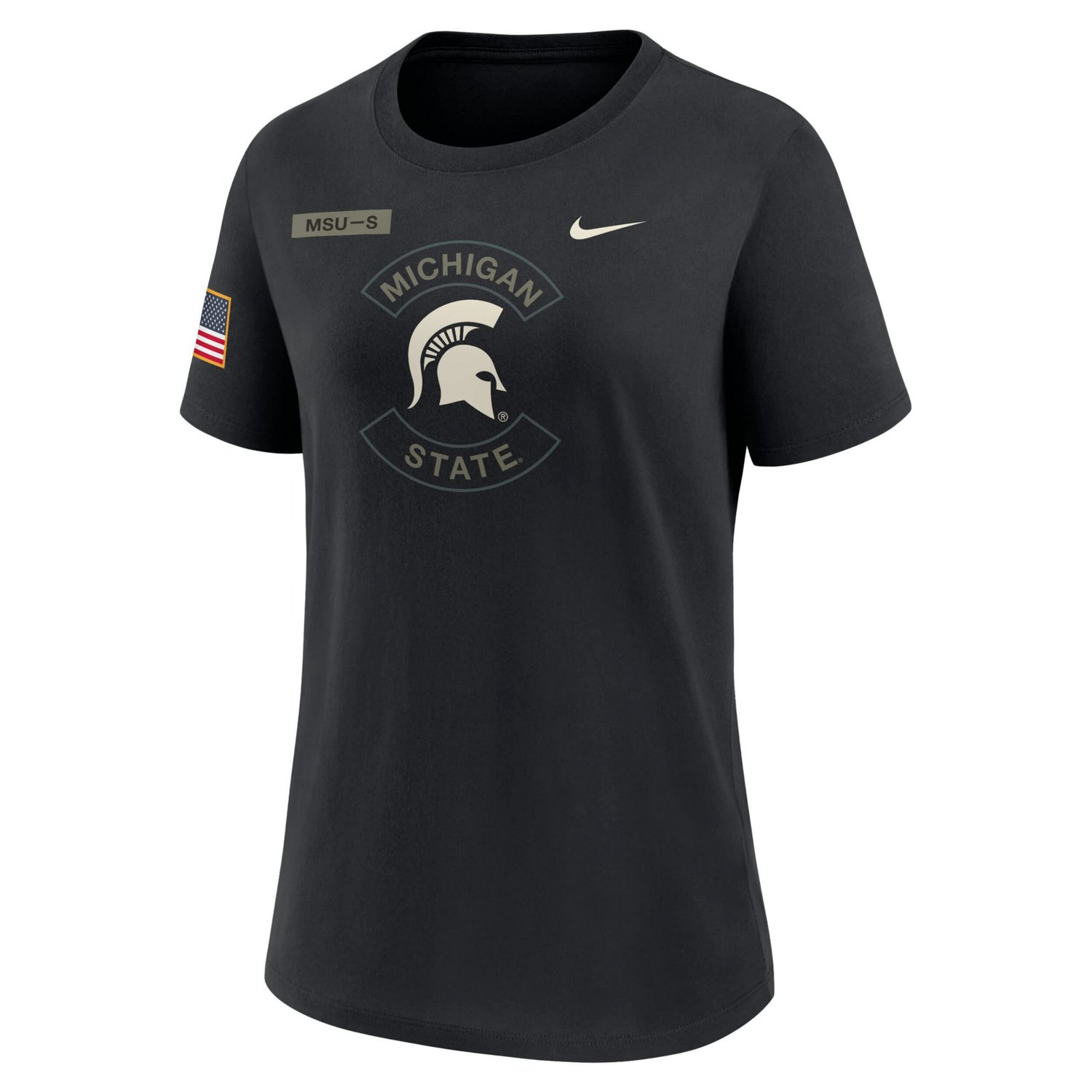 Nike Michigan State Spartans 2025 Military Appreciation Dri-FIT T-Shirt - view number 2