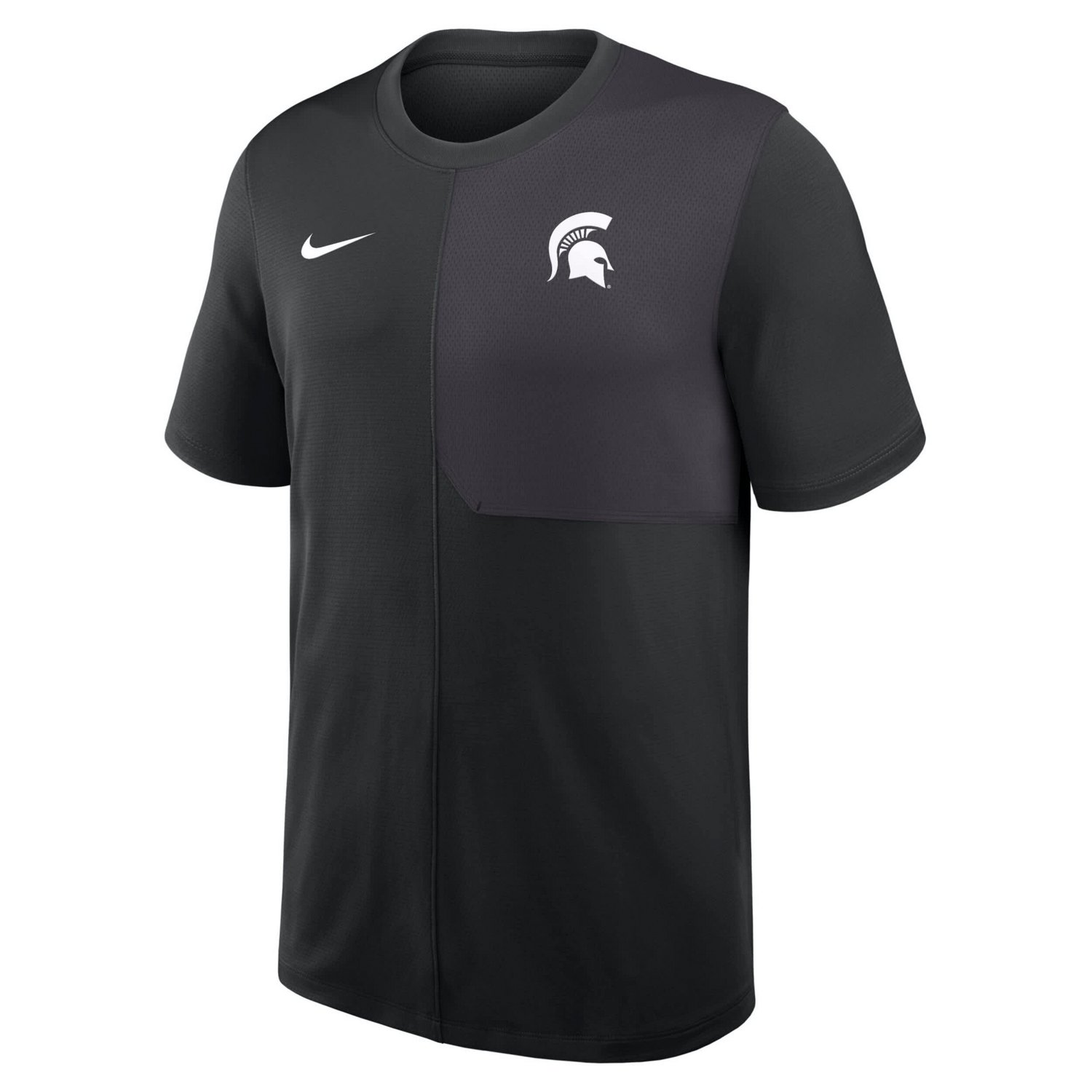 Nike Michigan State Spartans 2025 Sideline UV Performance Coach T-Shirt - view number 2