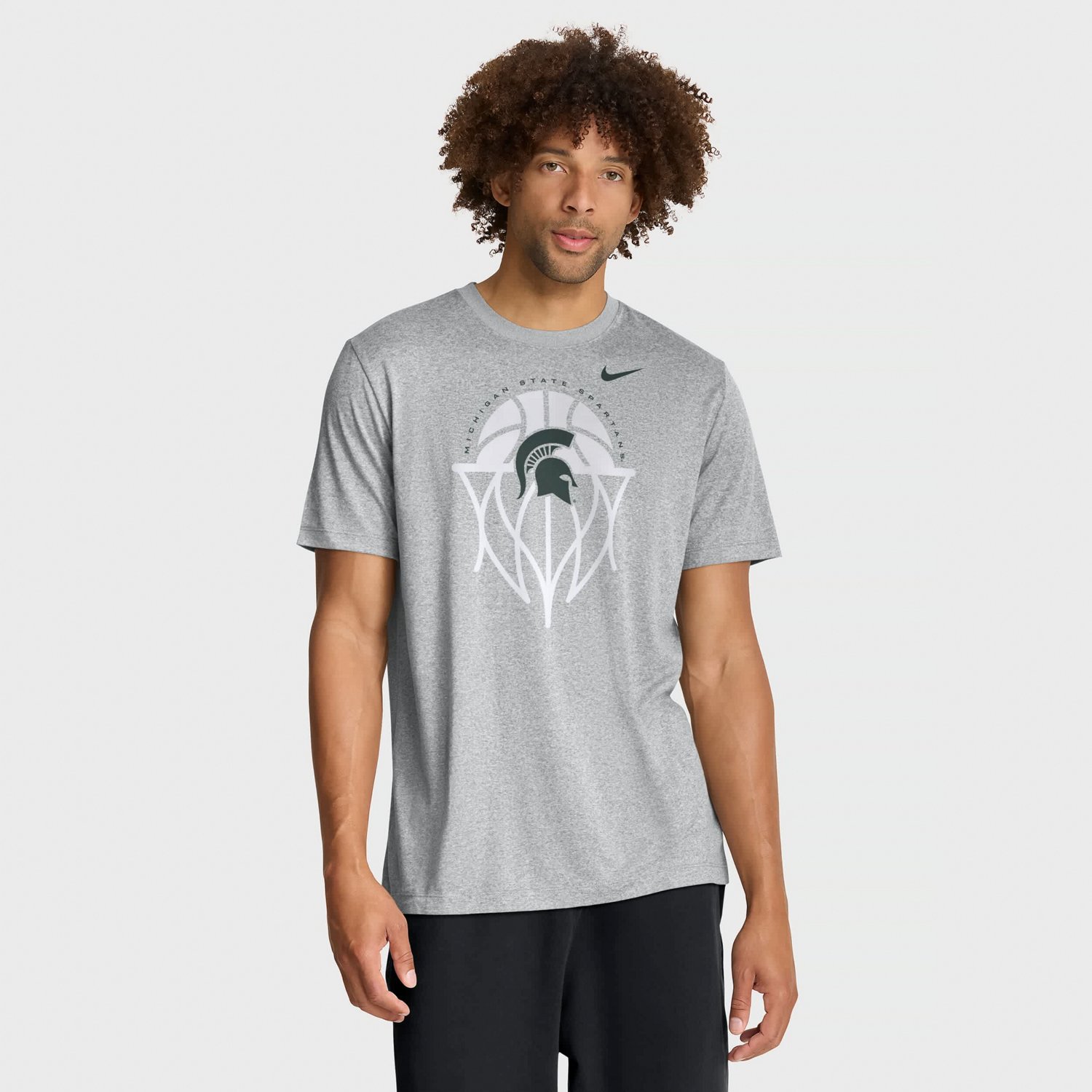 Nike Michigan State Spartans Basketball Icon Legend Dri-FIT T-Shirt