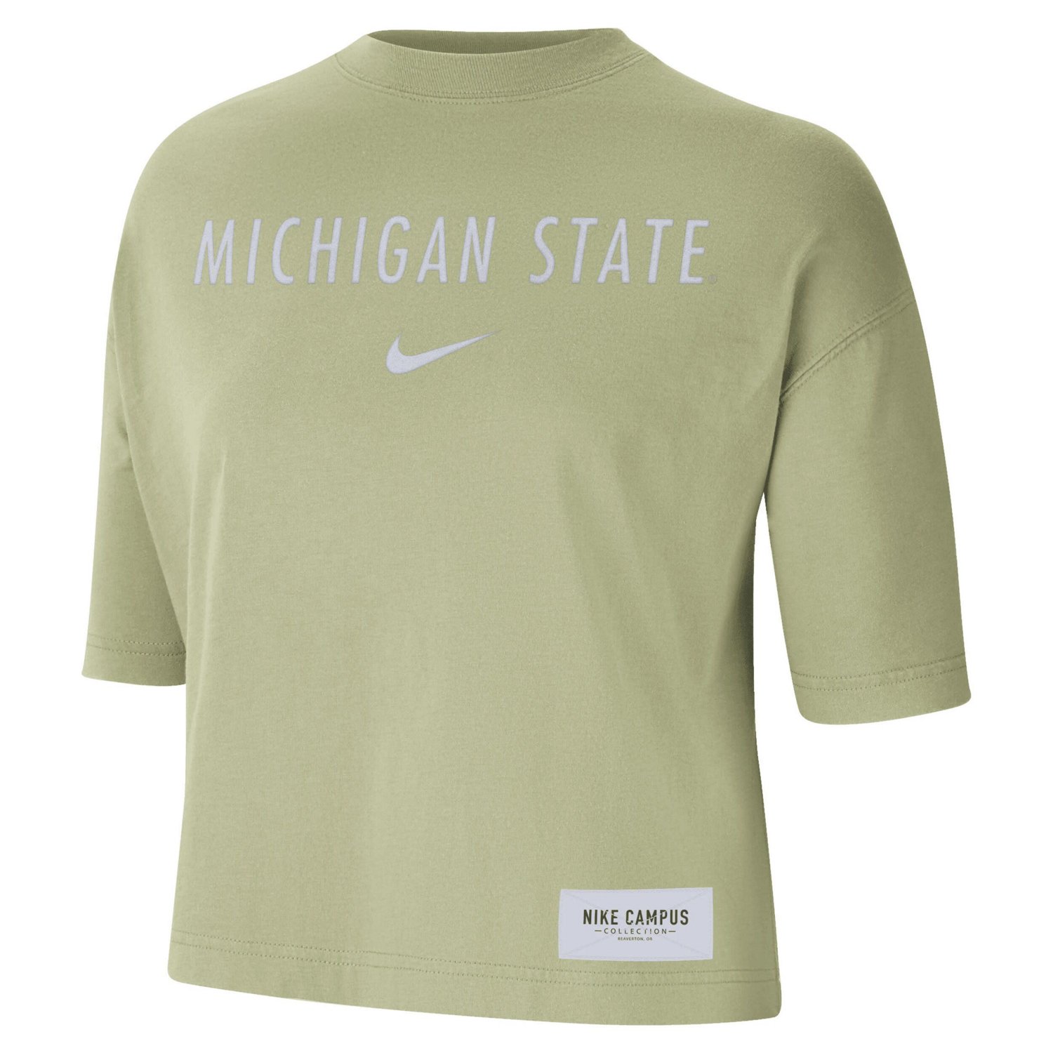 Nike Michigan State Spartans Earth Tones Washed Boxy T-Shirt - view number 2