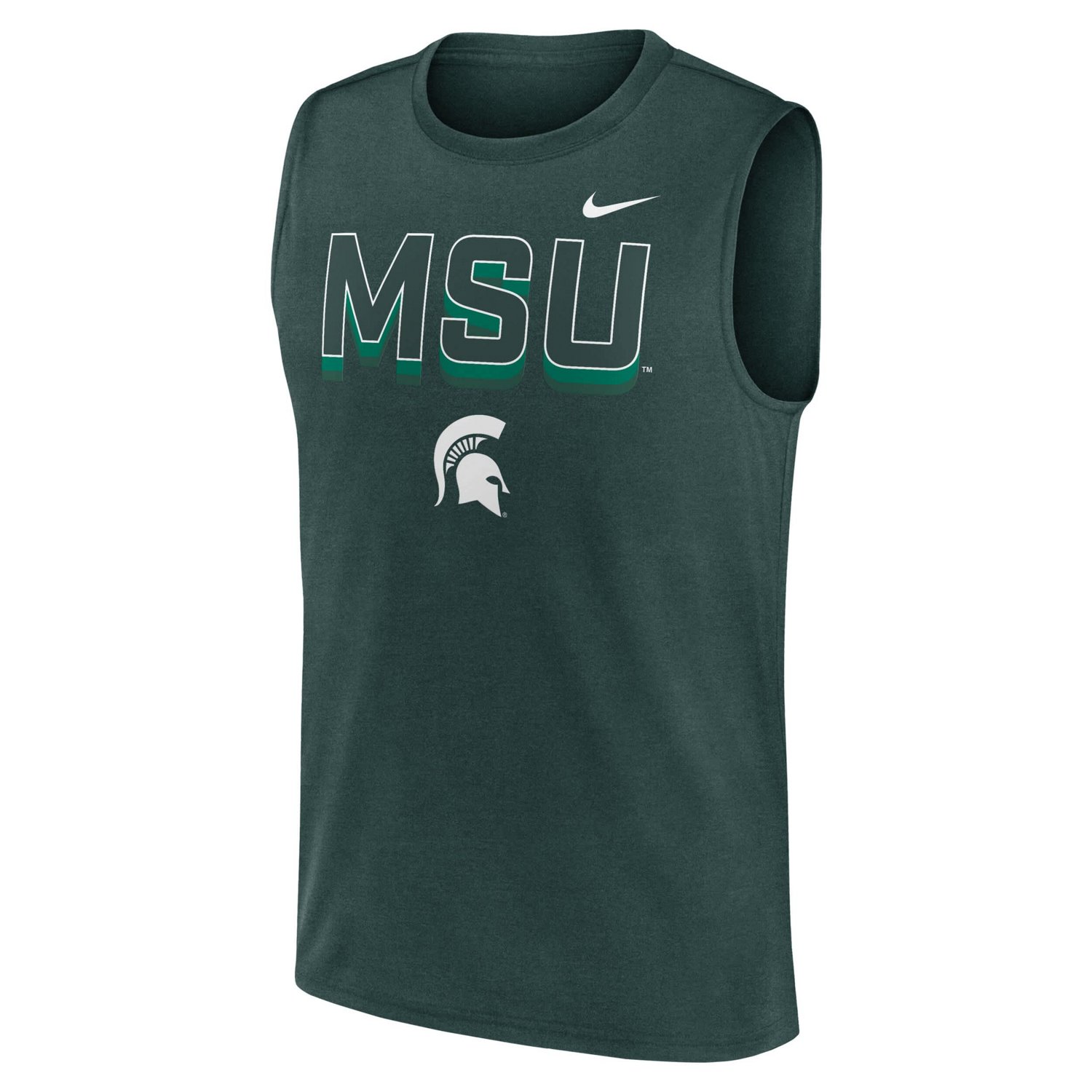 Nike Michigan State Spartans Primetime Tricode Legend Performance Tank Top