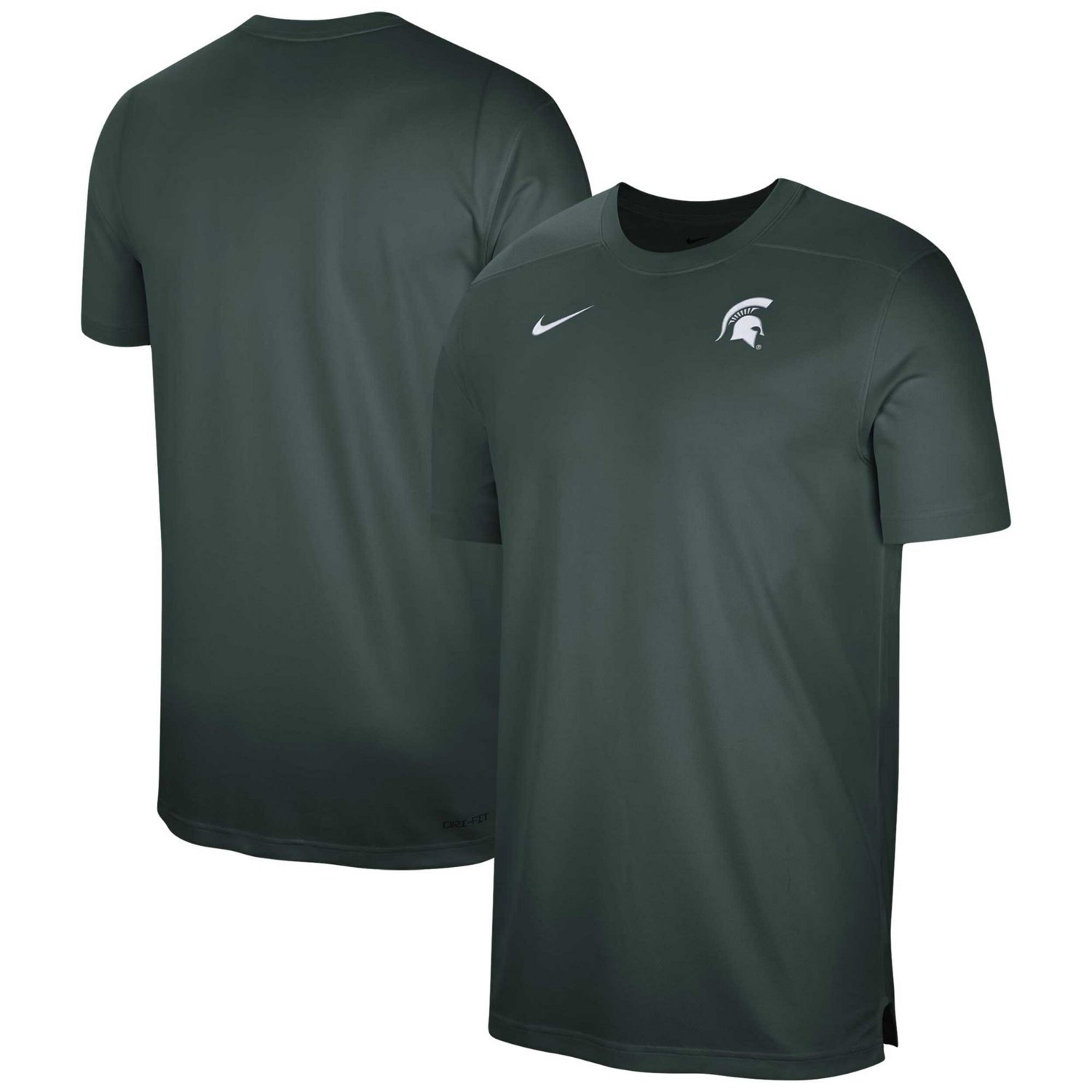 Nike Michigan State Spartans Sideline Coaches Performance Top - view number 1