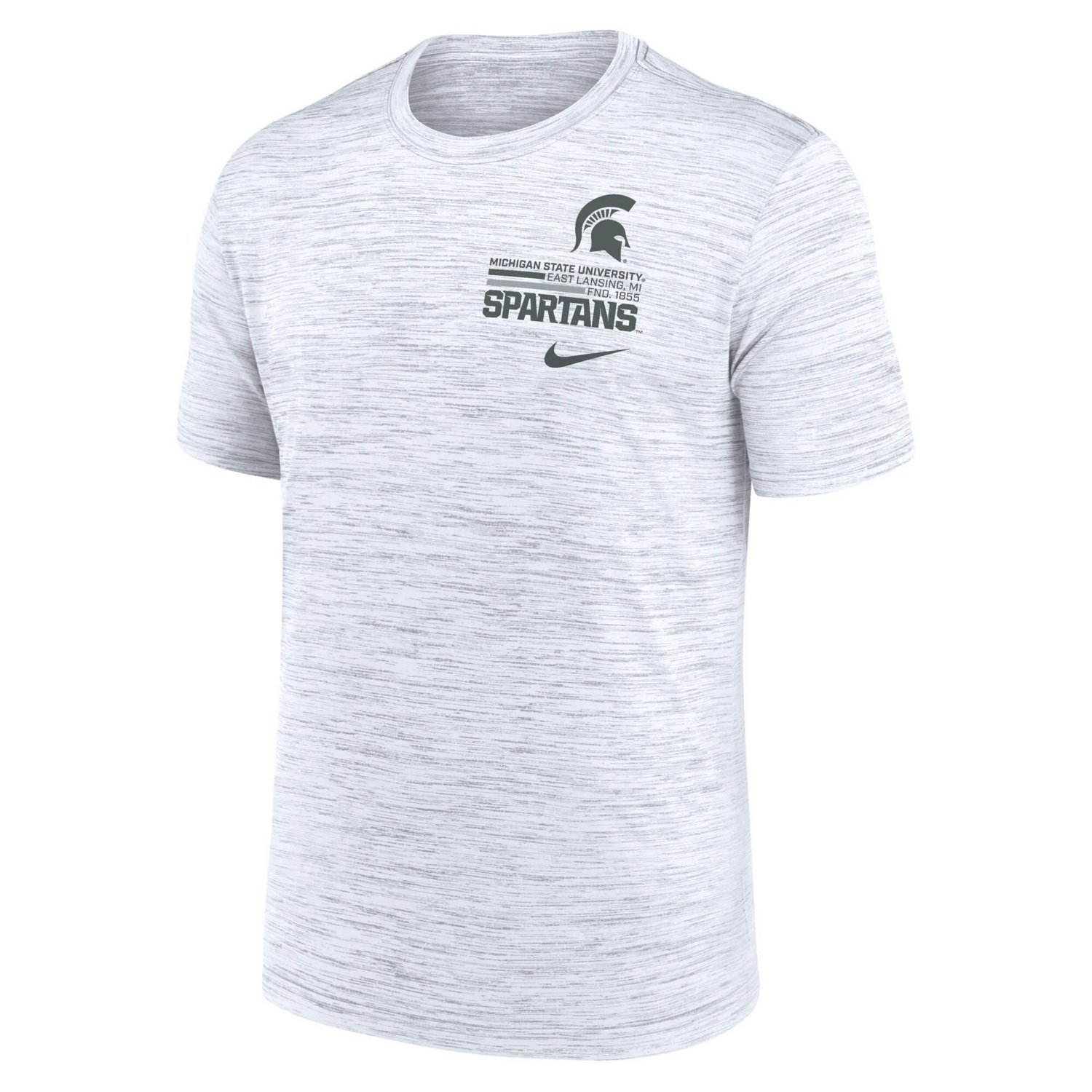 Nike Michigan State Spartans Velocity Stacked Dri-FIT T-Shirt - view number 2