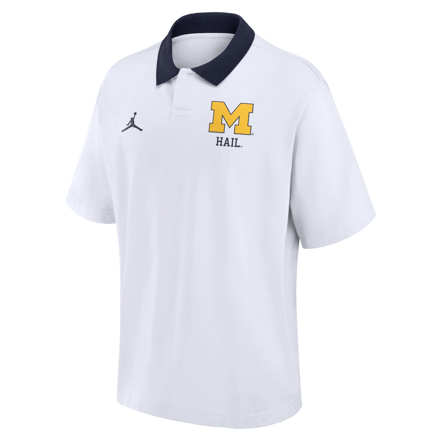 Nike Michigan Wolverines Jersey Polo - view number 2