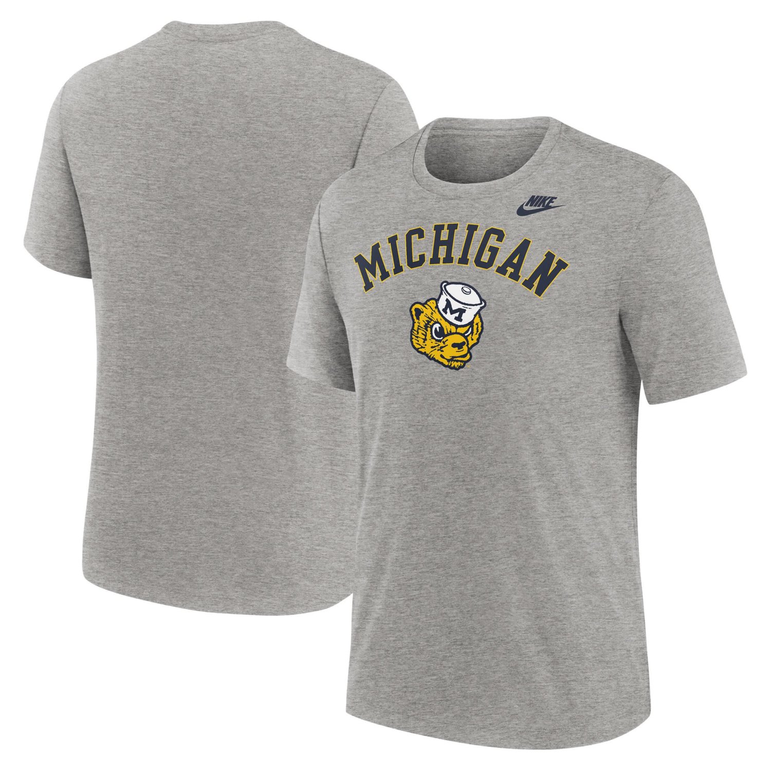 Nike Michigan Wolverines Legacy Arch Tri-Blend T-Shirt