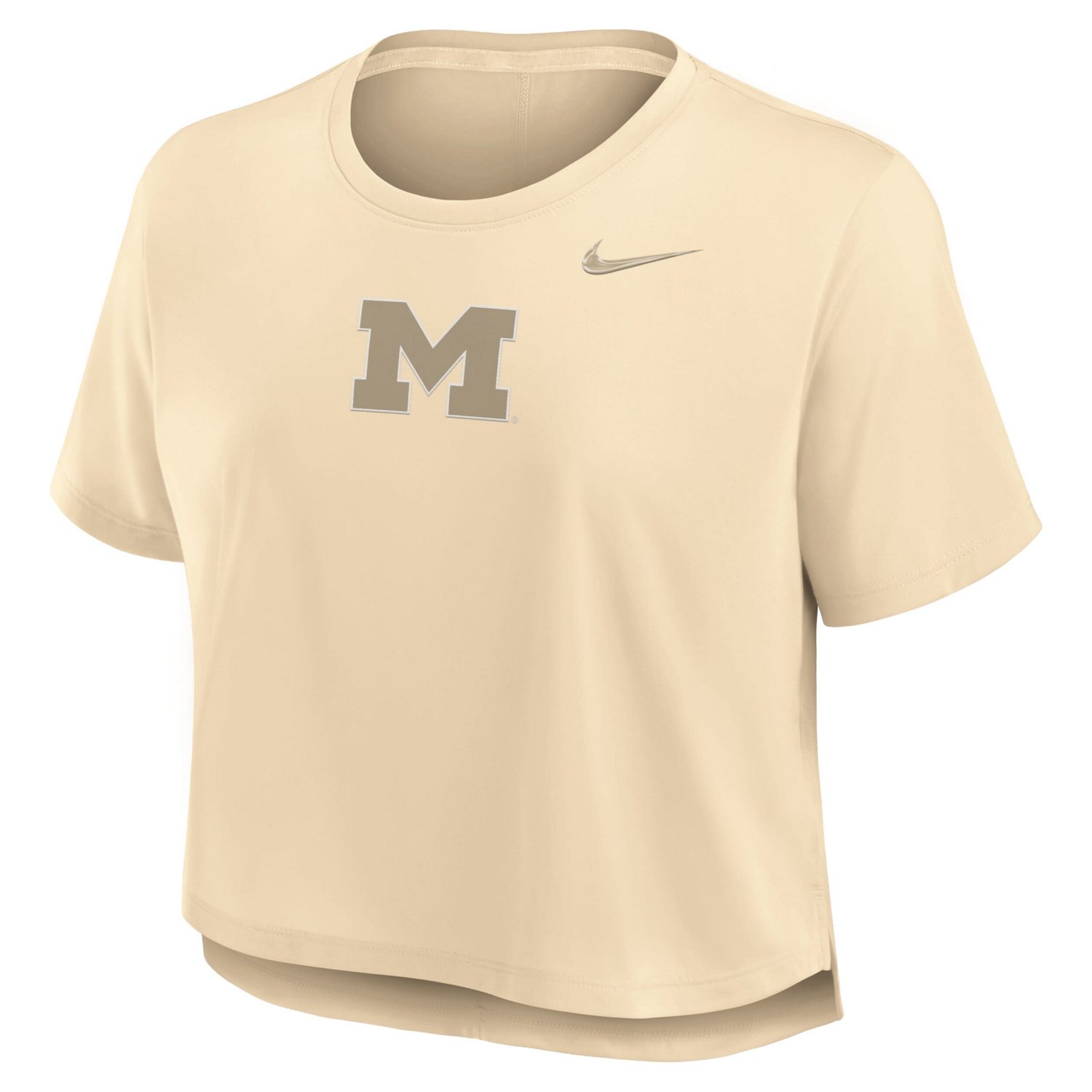 Nike Michigan Wolverines Performance Cropped T-Shirt                                                                             - view number 2