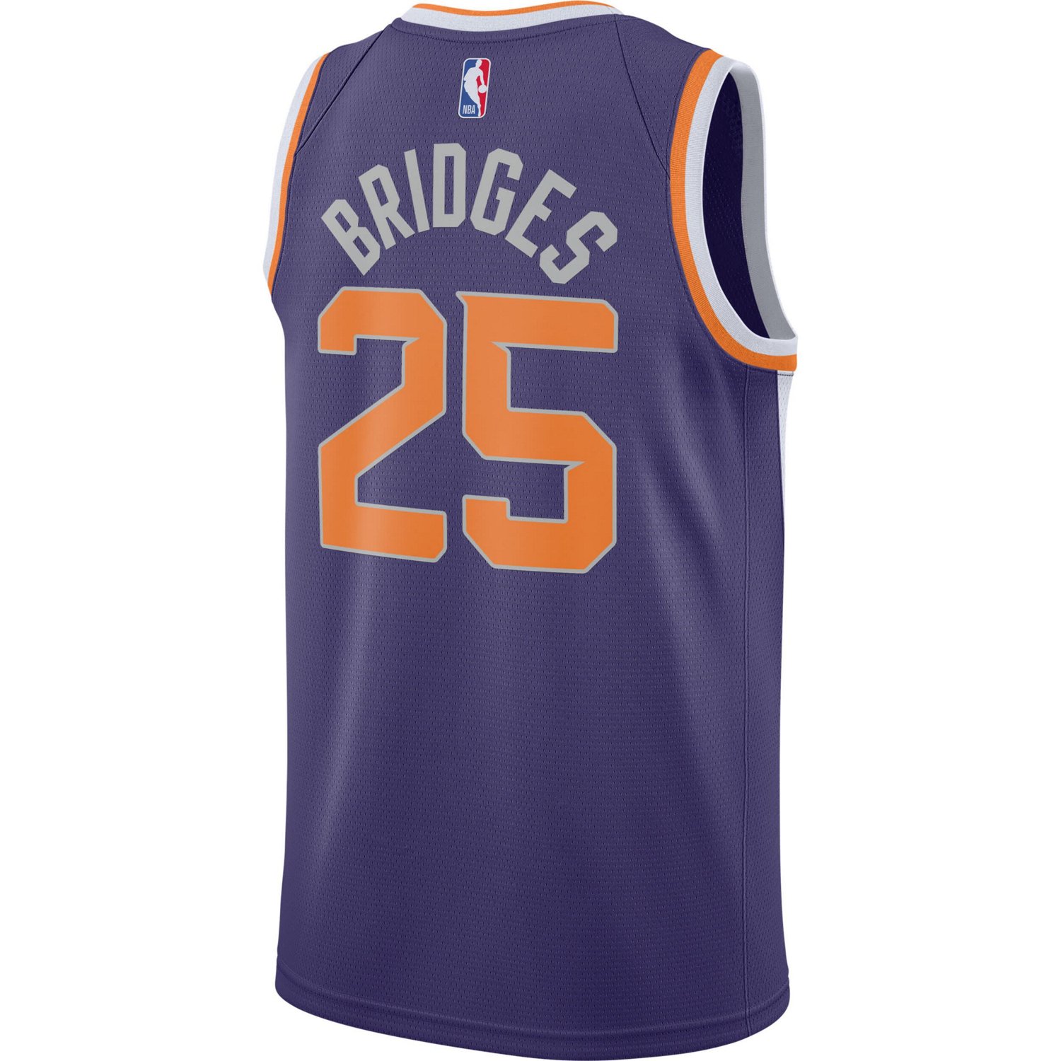 Nike Mikal Bridges Phoenix Suns 2020/21 Swingman Player Jersey - Icon Edition                                                    - view number 3