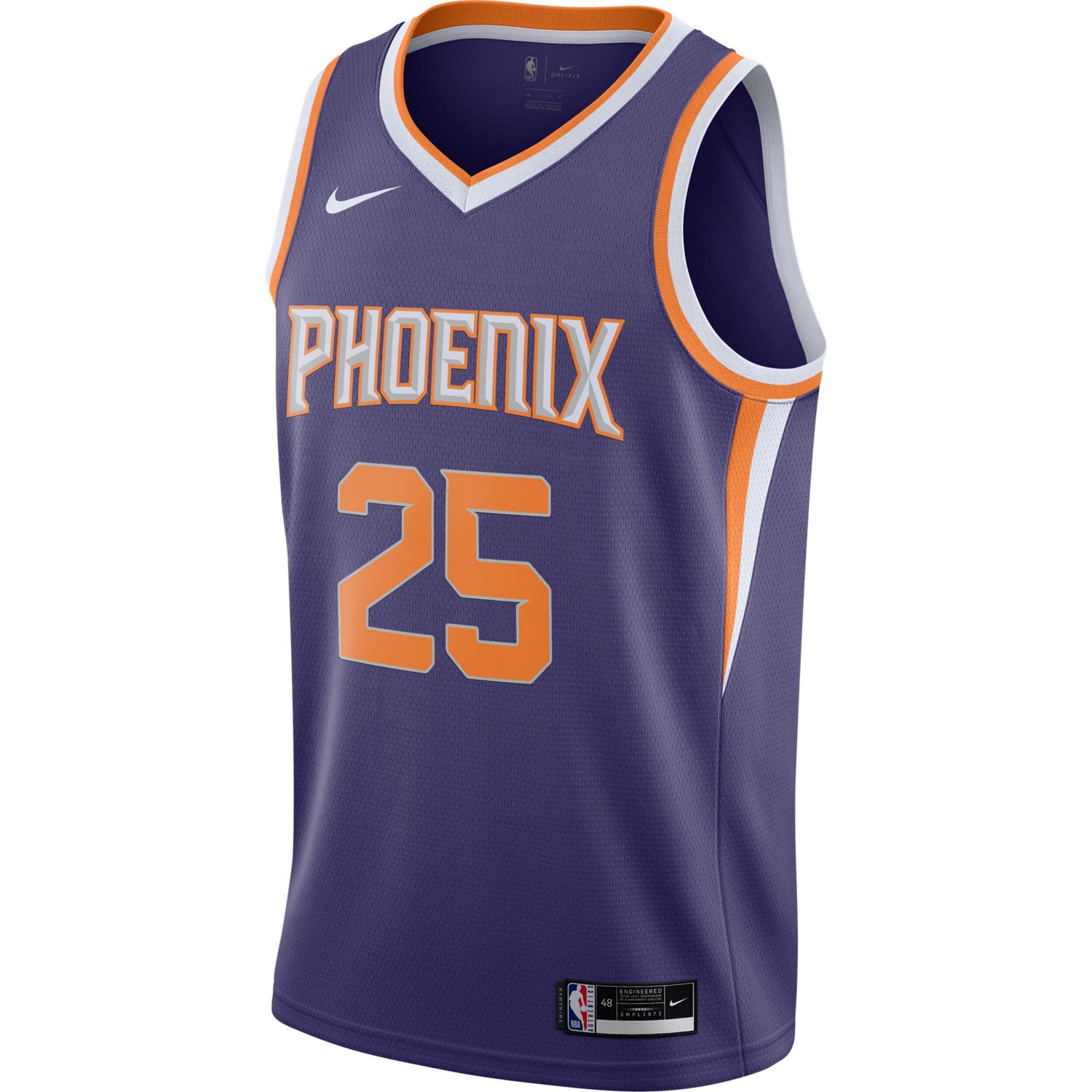 Nike Mikal Bridges Phoenix Suns 2020/21 Swingman Player Jersey - Icon Edition                                                    - view number 2