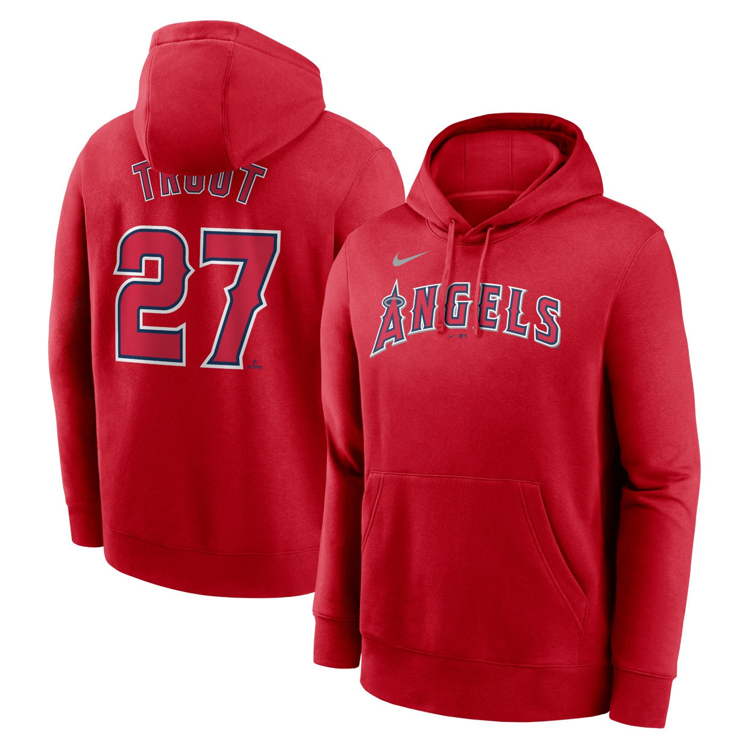 Nike Mike Trout Los Angeles Angels Player Name  Number Club Pullover Hoodie                                                     