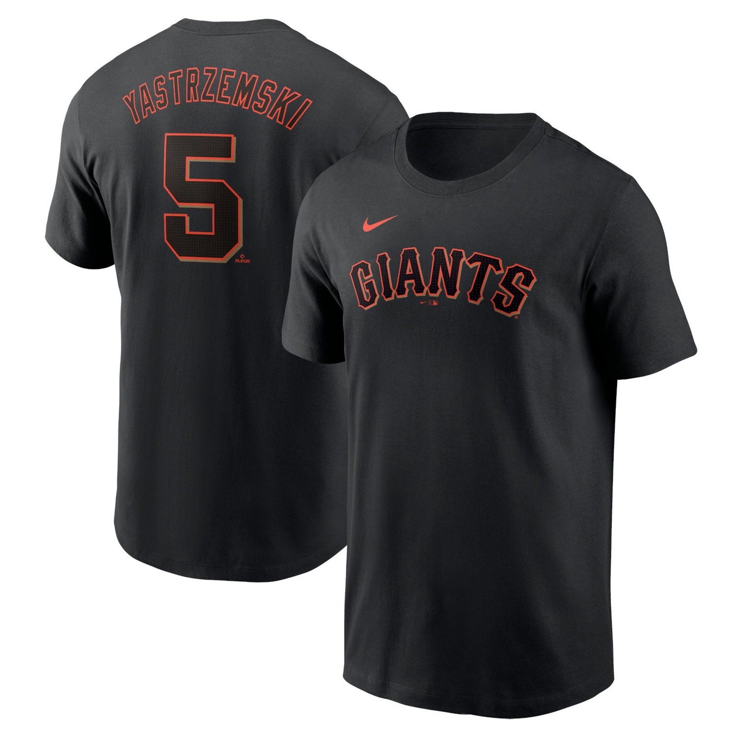 Nike Mike Yastrzemski San Francisco Giants Fuse Name  Number T-Shirt                                                             - view number 1