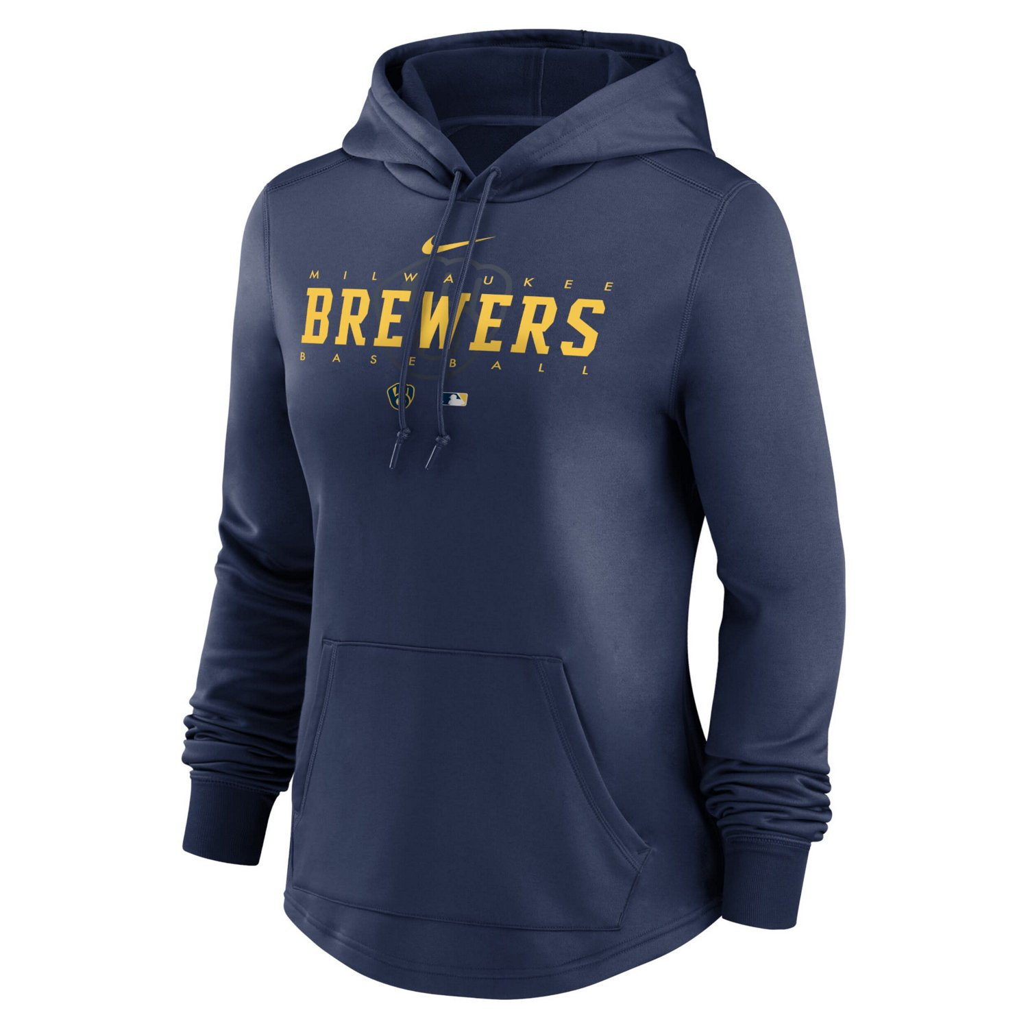 Nike Milwaukee Brewers Authentic Collection Pregame Performance Pullover Hoodie - view number 2