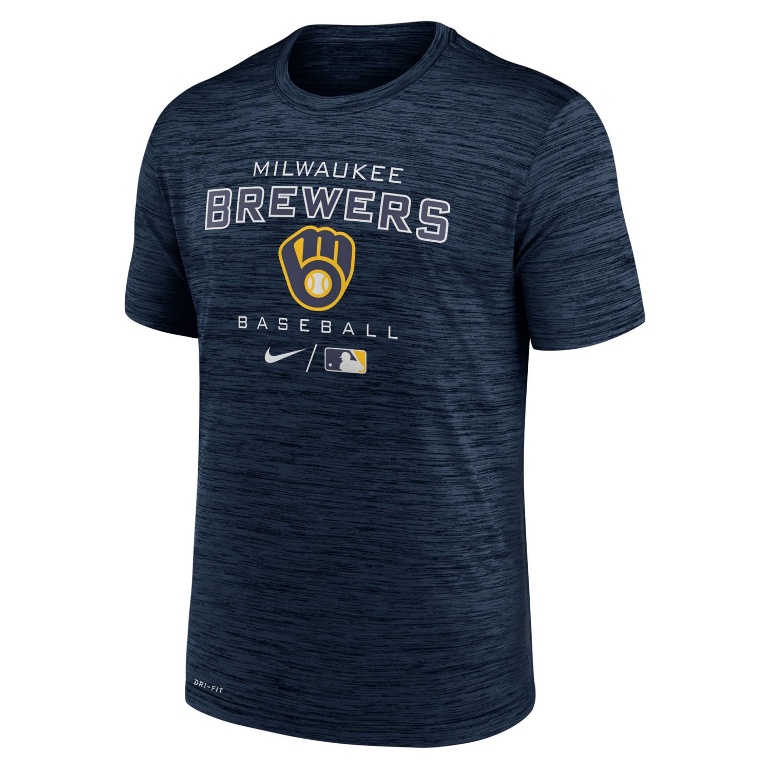 Nike Milwaukee Brewers Authentic Collection Velocity Practice Performance T-Shirt - view number 2