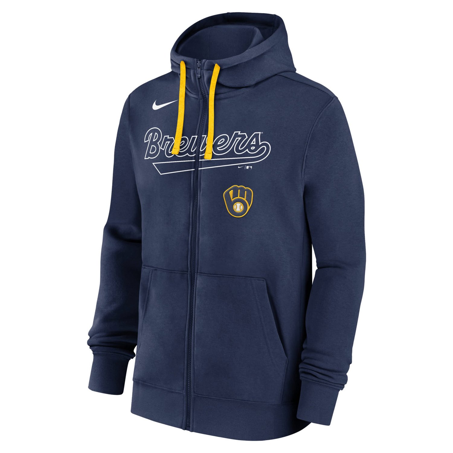 Nike Milwaukee Brewers Knockout Script Full-Zip Hoodie                                                                           - view number 2