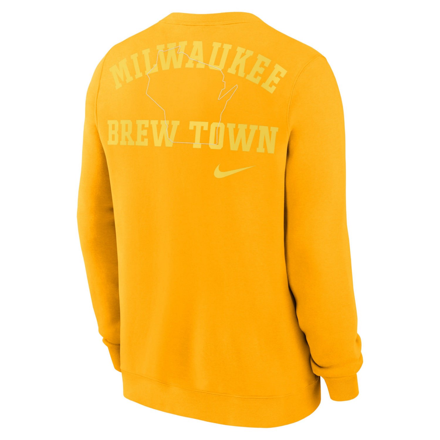 Nike Milwaukee Brewers Statement Ball Game Fleece Pullover Sweatshirt - view number 3