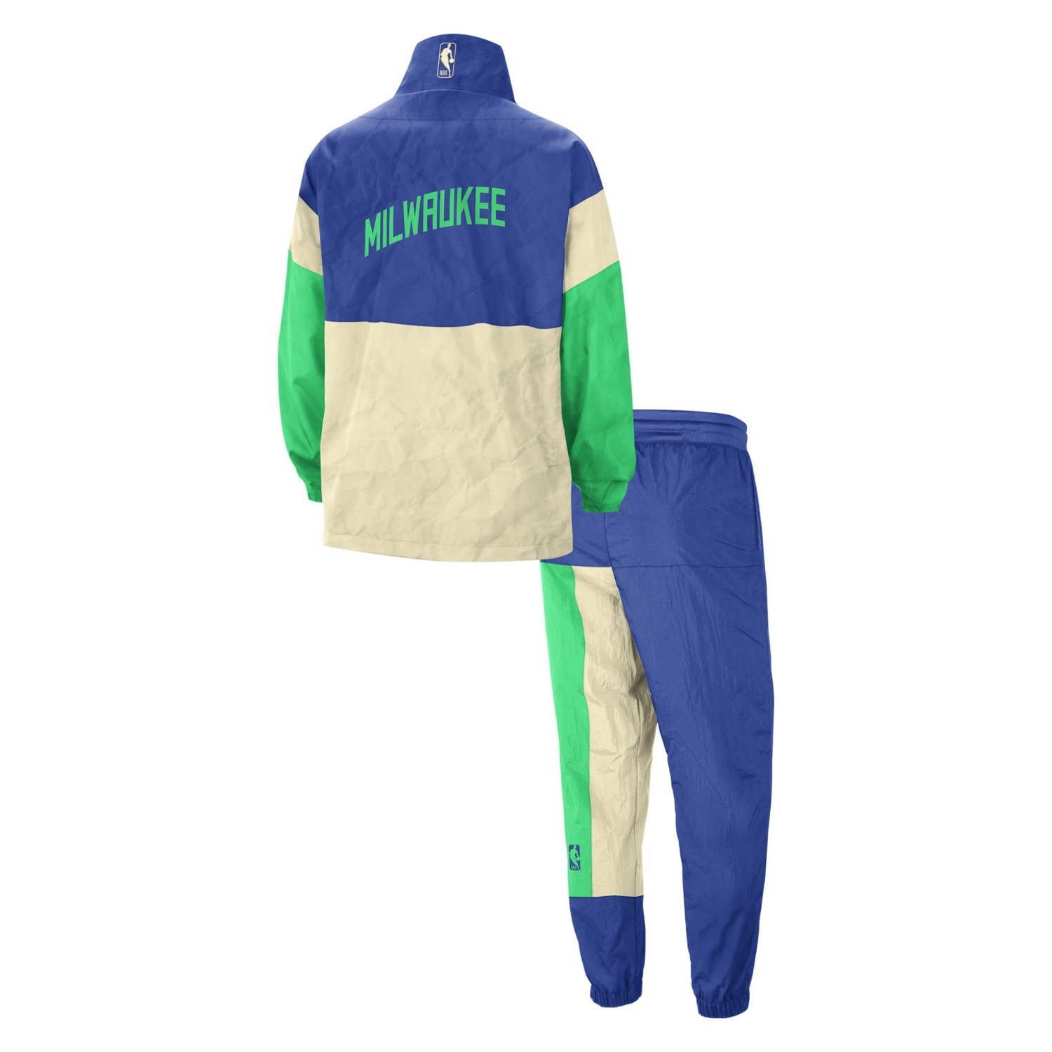 Nike Milwaukee Bucks 2023/24 City Edition Courtside Starting Five Full-Zip Jacket  Pants Set - view number 2
