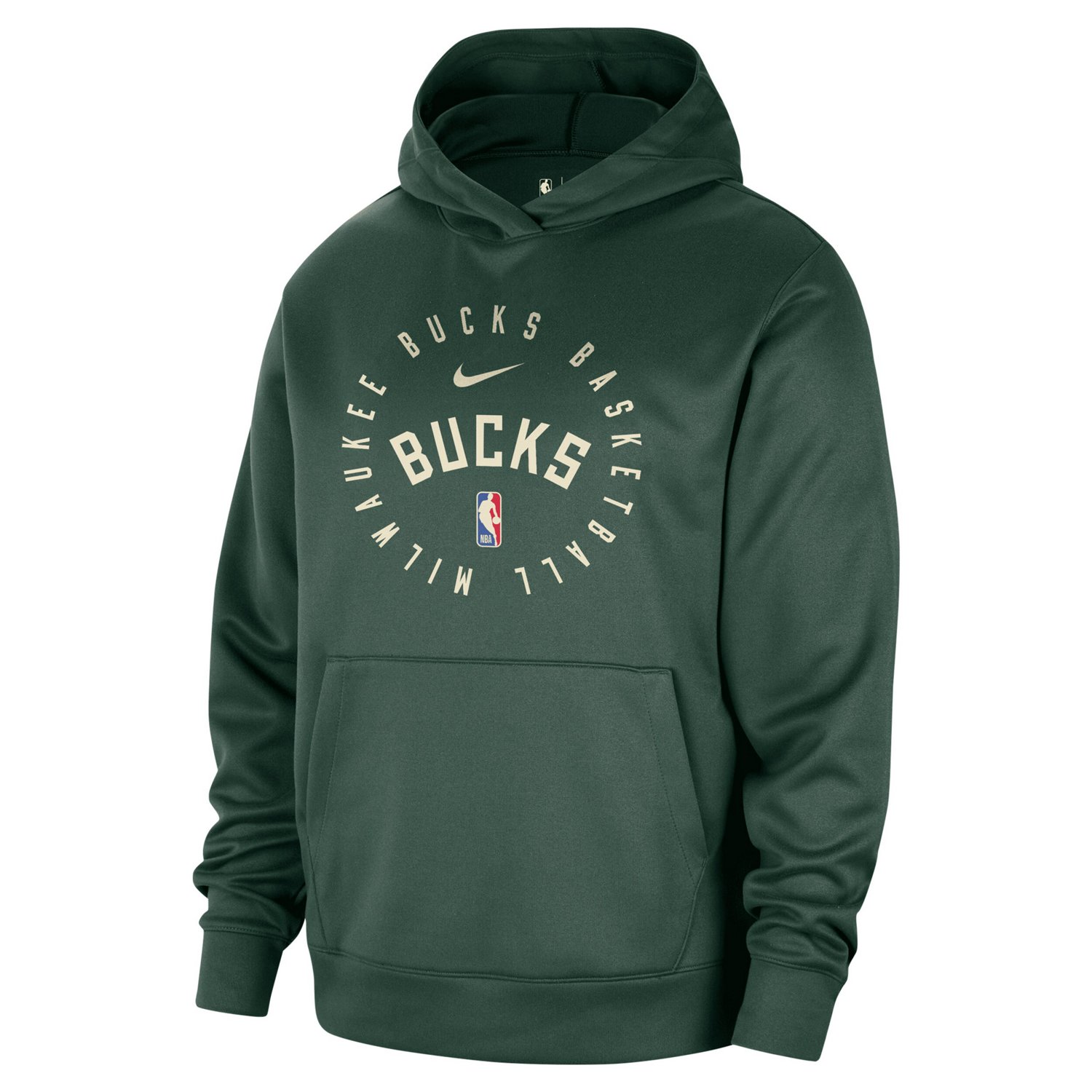 Nike Milwaukee Bucks 2024 25 Spotlight On-Court Practice Performance Pullover Hoodie - view number 2