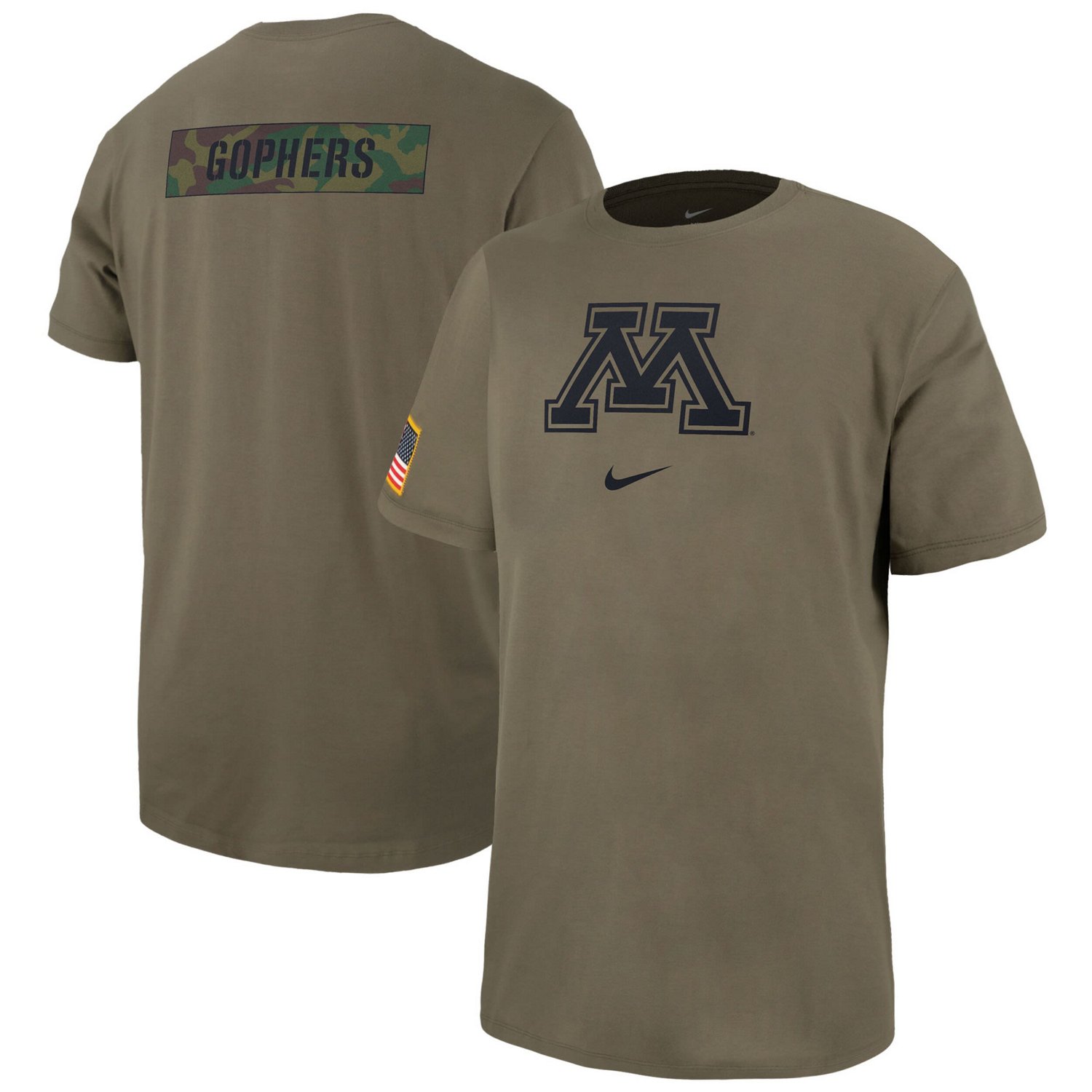 Nike Minnesota Golden Gophers Military Pack T-Shirt                                                                              - view number 1
