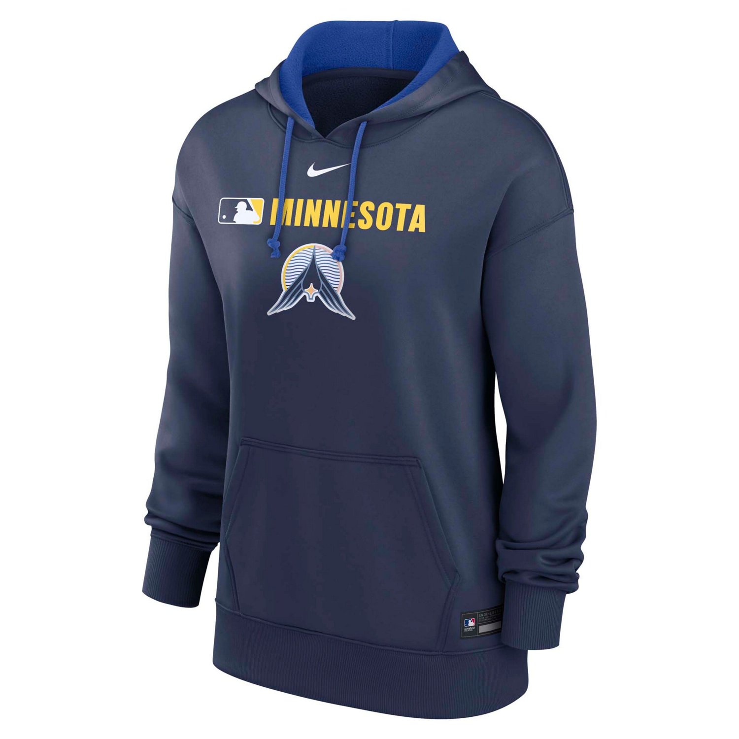Nike Minnesota Twins Authentic Collection City Connect Performance Pullover Hoodie - view number 2