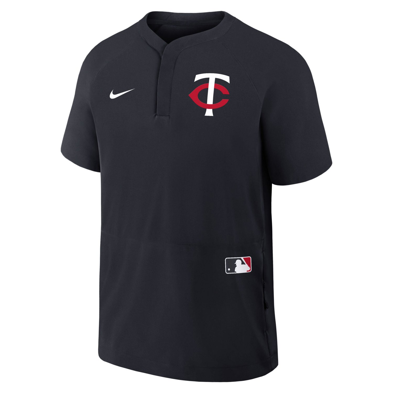 Nike Minnesota Twins Authentic Collection Raglan Short Sleeve Windshirt