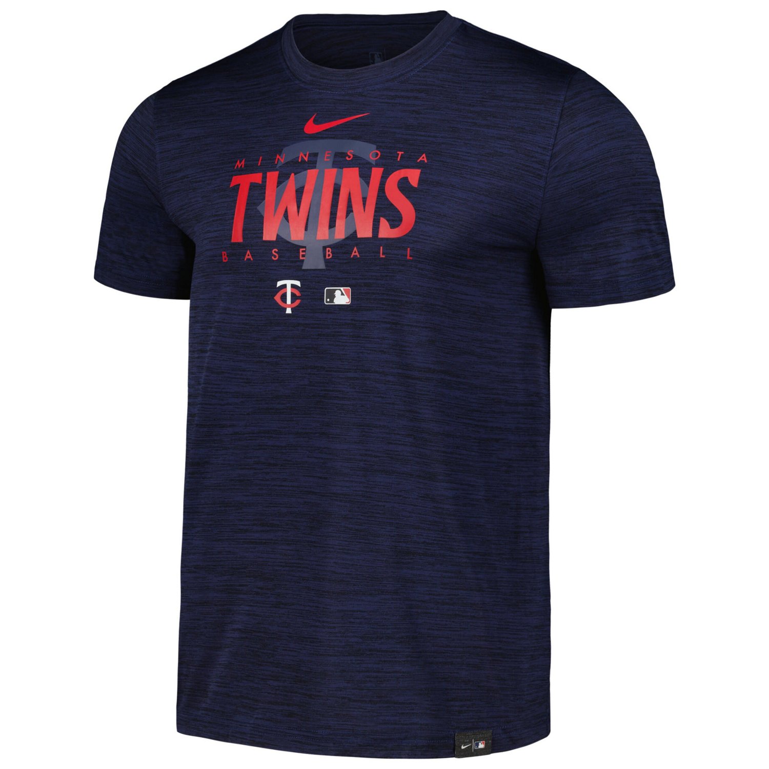 Nike Minnesota Twins Authentic Collection Velocity Performance Practice T-Shirt - view number 2