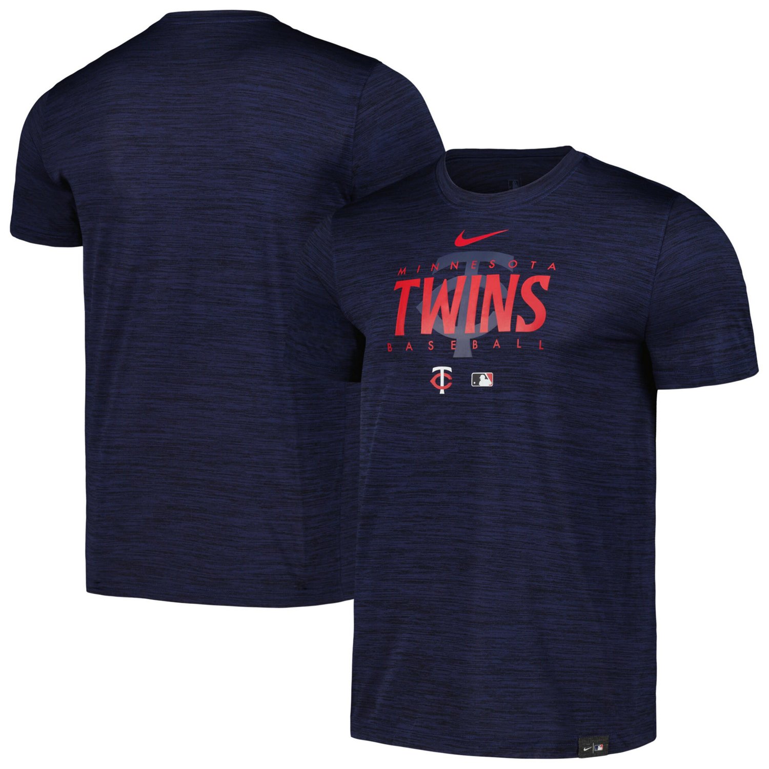 売れ筋商品|||ナイキ Tシャツ トップス レディース Men's Minnesota Twins Charcoal Authentic Collection Velocity Performance Practice T-shirt Charcoal Nike Minnesota Twins Authentic Collection Velocity