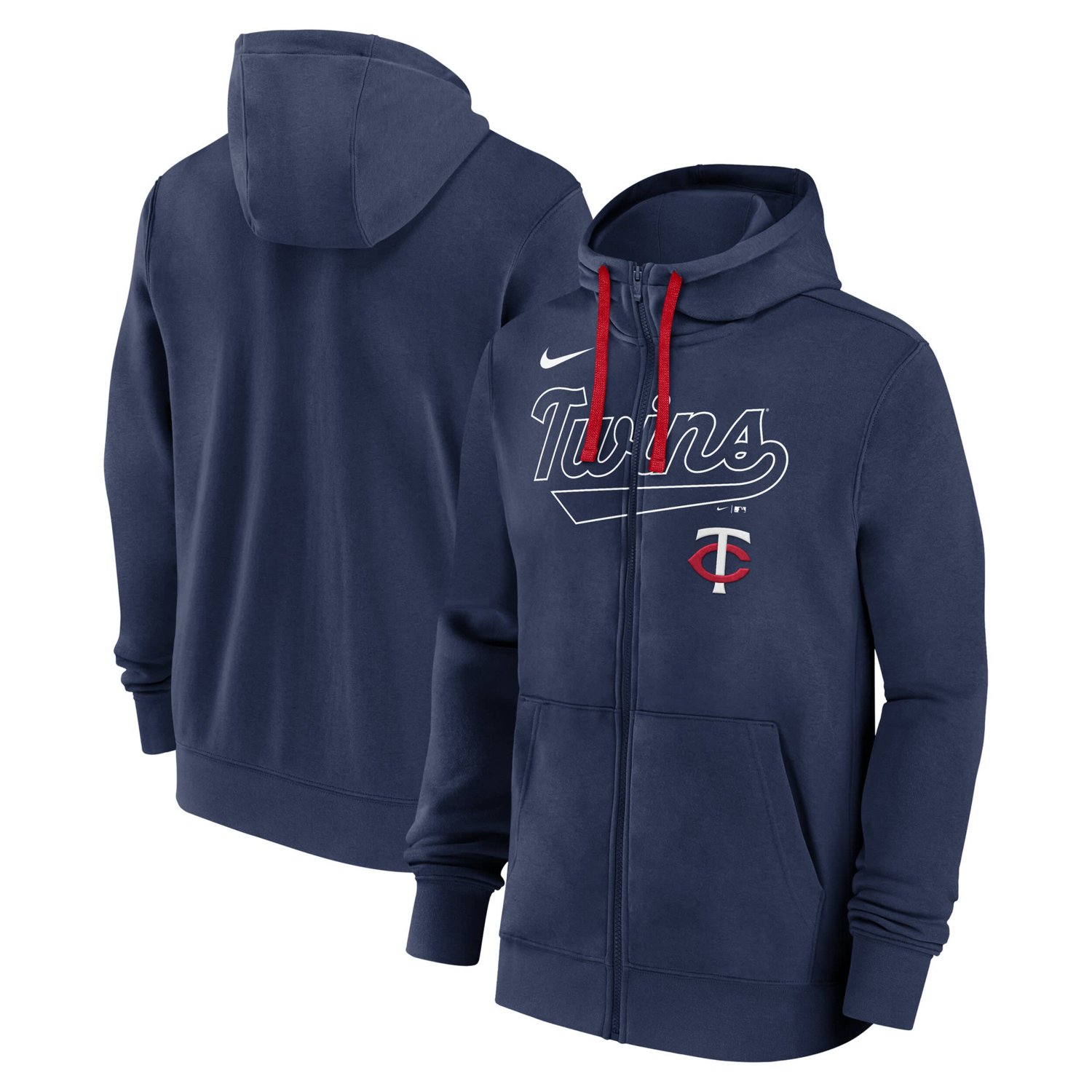 Nike Minnesota Twins Knockout Script Full-Zip Hoodie                                                                             - view number 1