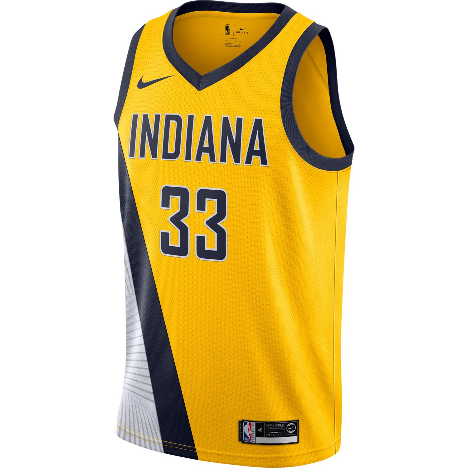 Nike Myles Turner Indiana Pacers Swingman Jersey - Statement Edition - view number 2