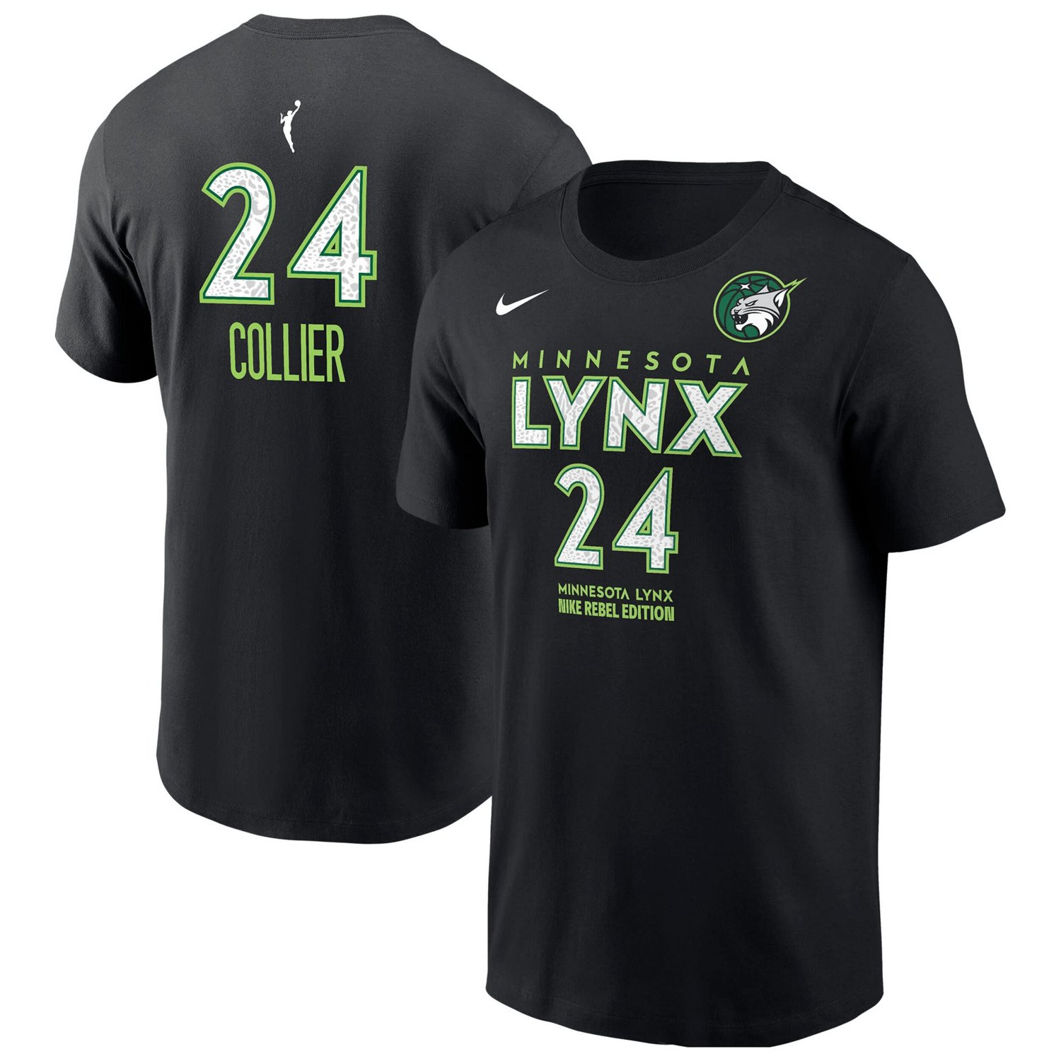 Nike Napheesa Collier Minnesota Lynx Rebel Edition Name  Number T-Shirt - view number 1